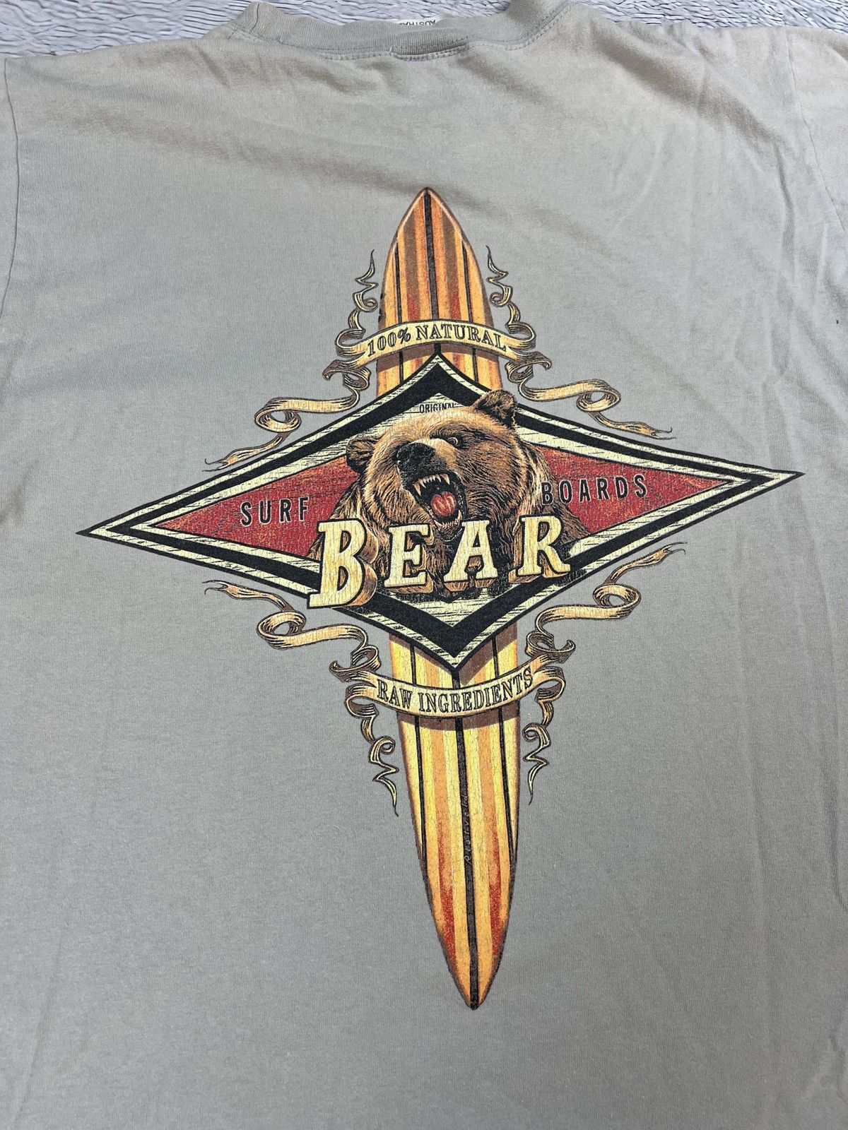 Japanese Brand × Vintage VINTAGE 1992 BEAR SURF BOARDS OG LOGO SURFING TEE Size US S / EU 44-46 / 1 - 5 Thumbnail