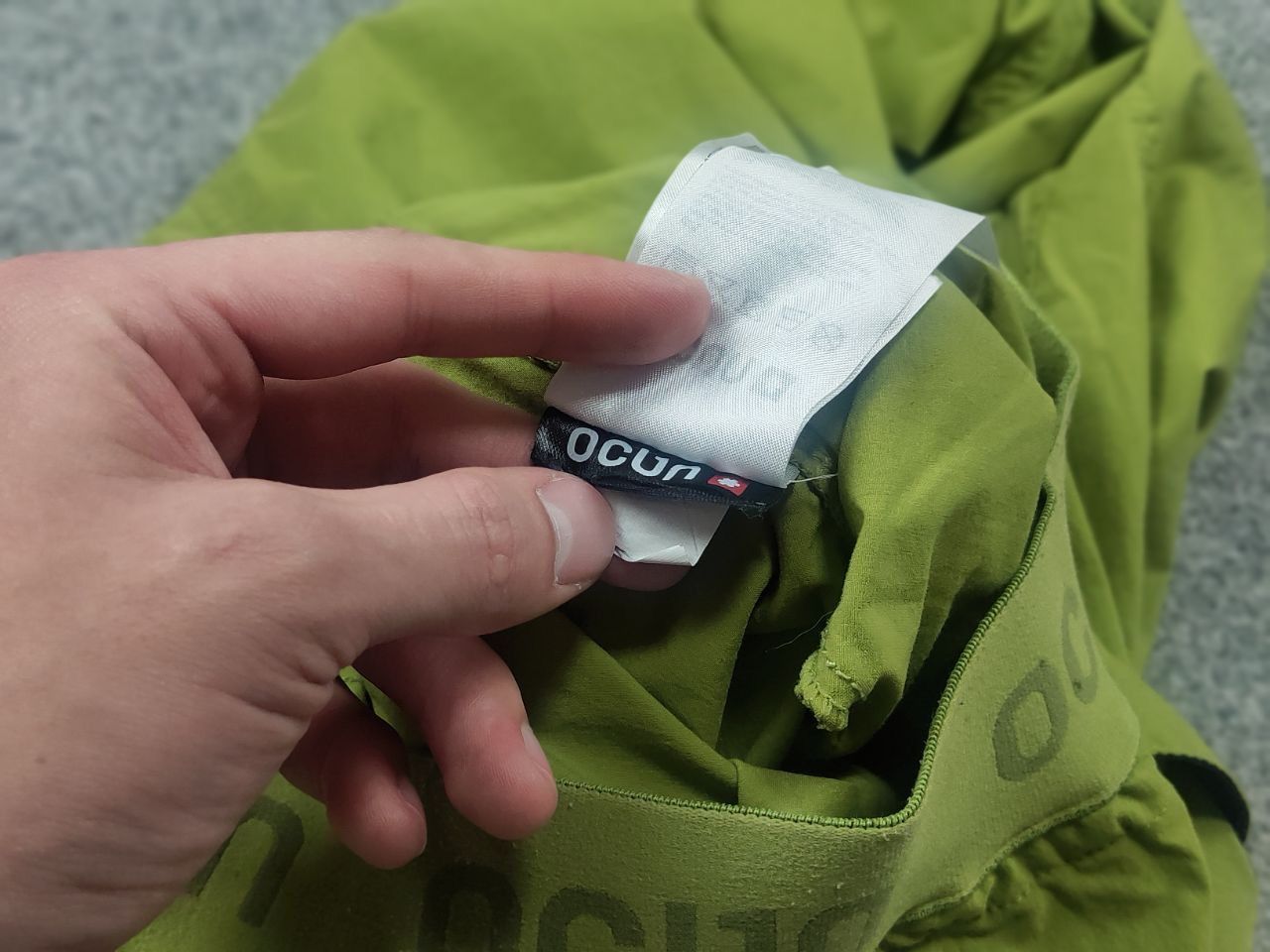 Vintage Ocun Mania Pond Green Hiking Pants Climbing Lightweight Size US 32 / EU 48 - 20 Thumbnail