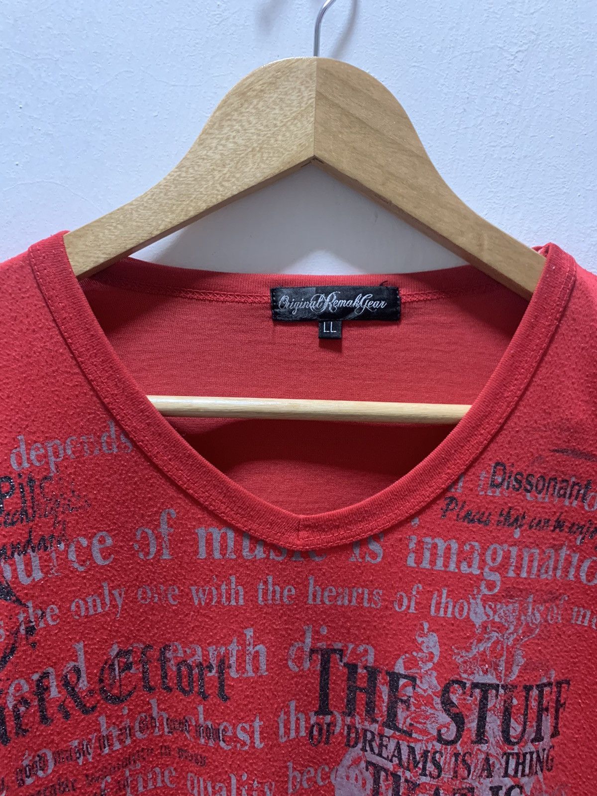 Japanese Brand Japanese Brand Poem If Six was Nine Style Short Sleeve Size US XL / EU 56 / 4 - 4 Thumbnail