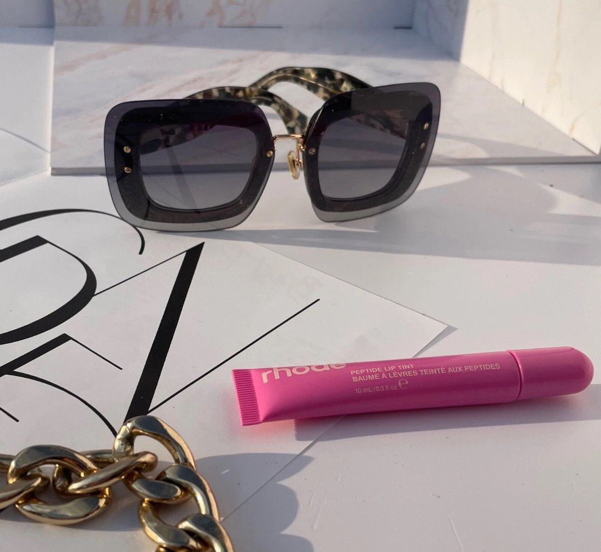 Miu Miu Miu miu sunglasses SMU01R Size ONE SIZE - 4 Thumbnail