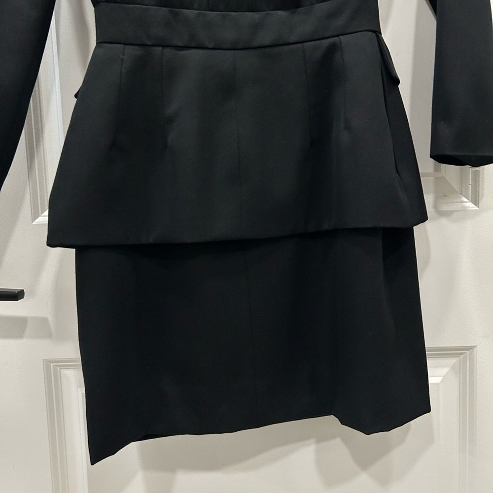 Chanel Chanel Peplum Dress 1983 Boutique Box Pleats Gold Buttons 38 Size XS / US 0-2 / IT 36-38 - 8 Thumbnail