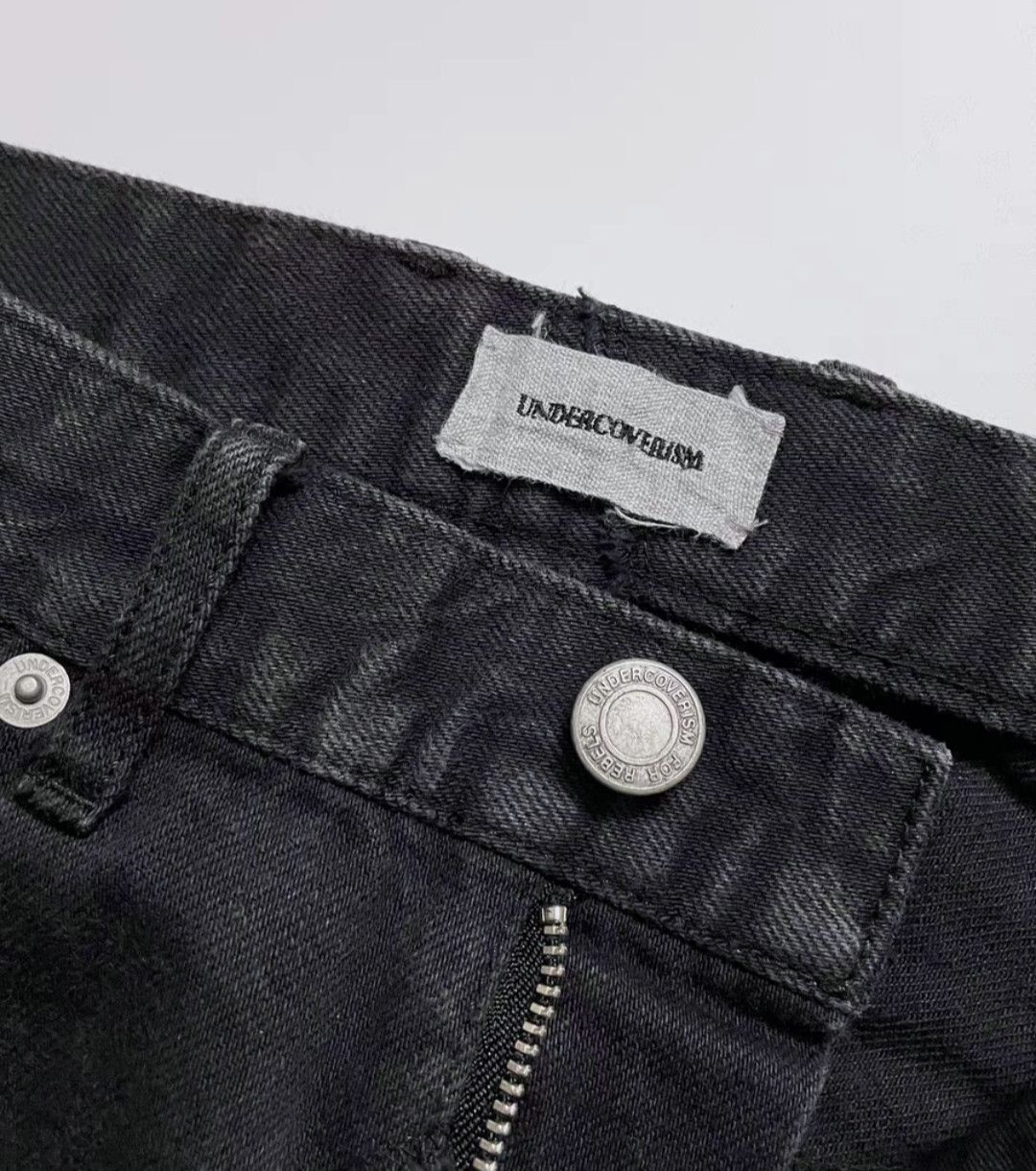 Undercover undercover Patchwork Cropped Straight Leg Jeans-2506 Size US 32 / EU 48 - 4 Thumbnail