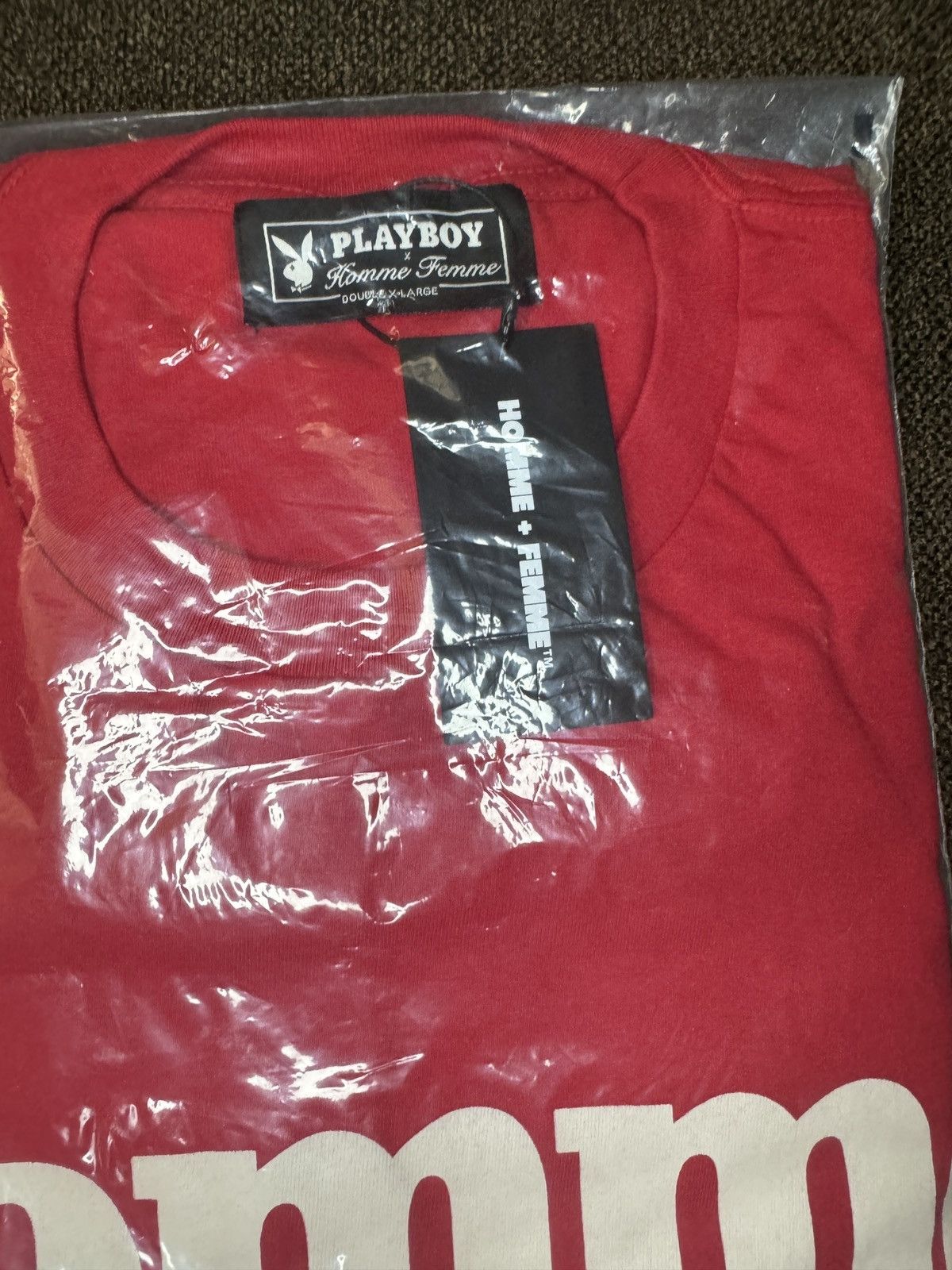 Homme + Femme La × Vintage New Homme Femme Play Boy T shirt Size US XXL / EU 58 / 5 - 2 Thumbnail
