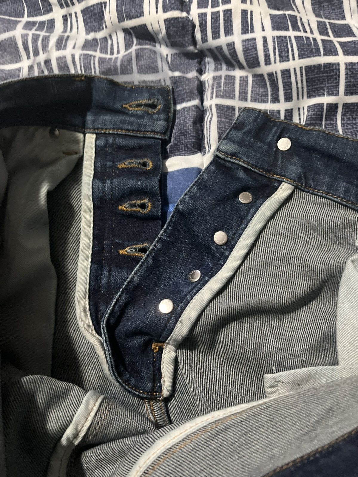Amiri Amiri Mx1 Indigo Red Patch Size US 31 - 9 Thumbnail