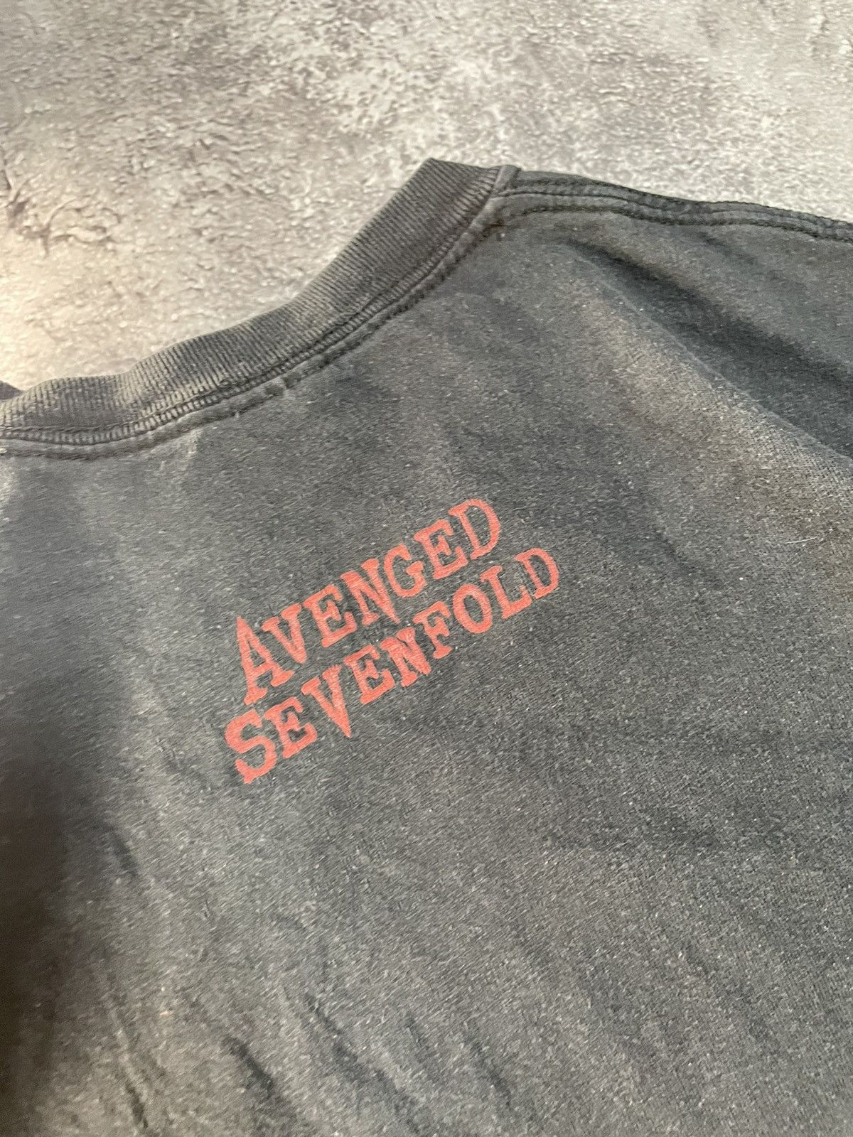 Band Tees × Vintage Vintage Rock Band Tee Avenged Sevenfold fade Punk Grunge Size US M / EU 48-50 / 2 - 8 Thumbnail