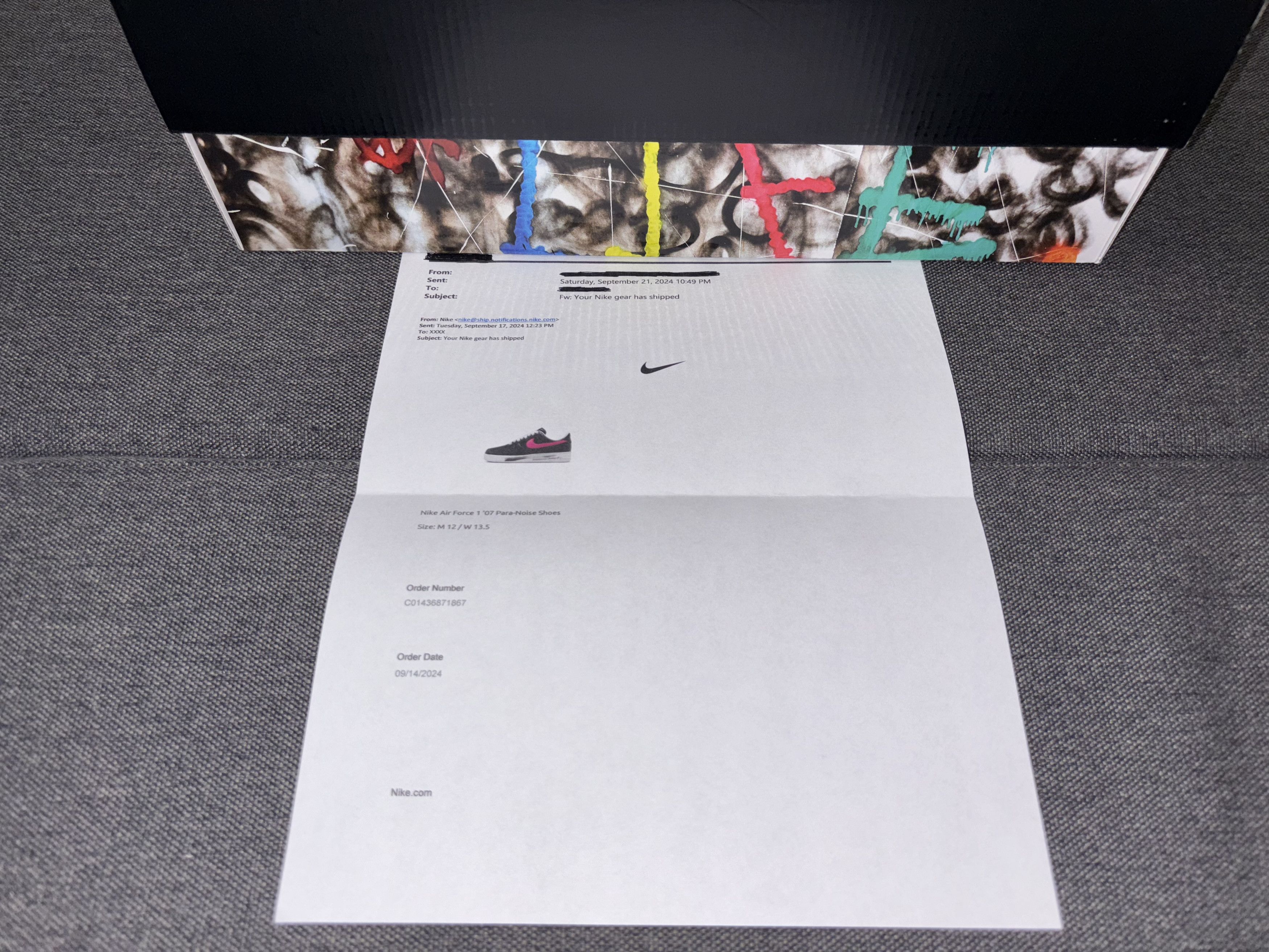 Nike × peaceminusone Air Force 1 07’/Para-Noise G-Dragon Peaceminusone AQ3692-004 Size US 12 / EU 45 - 19 Thumbnail