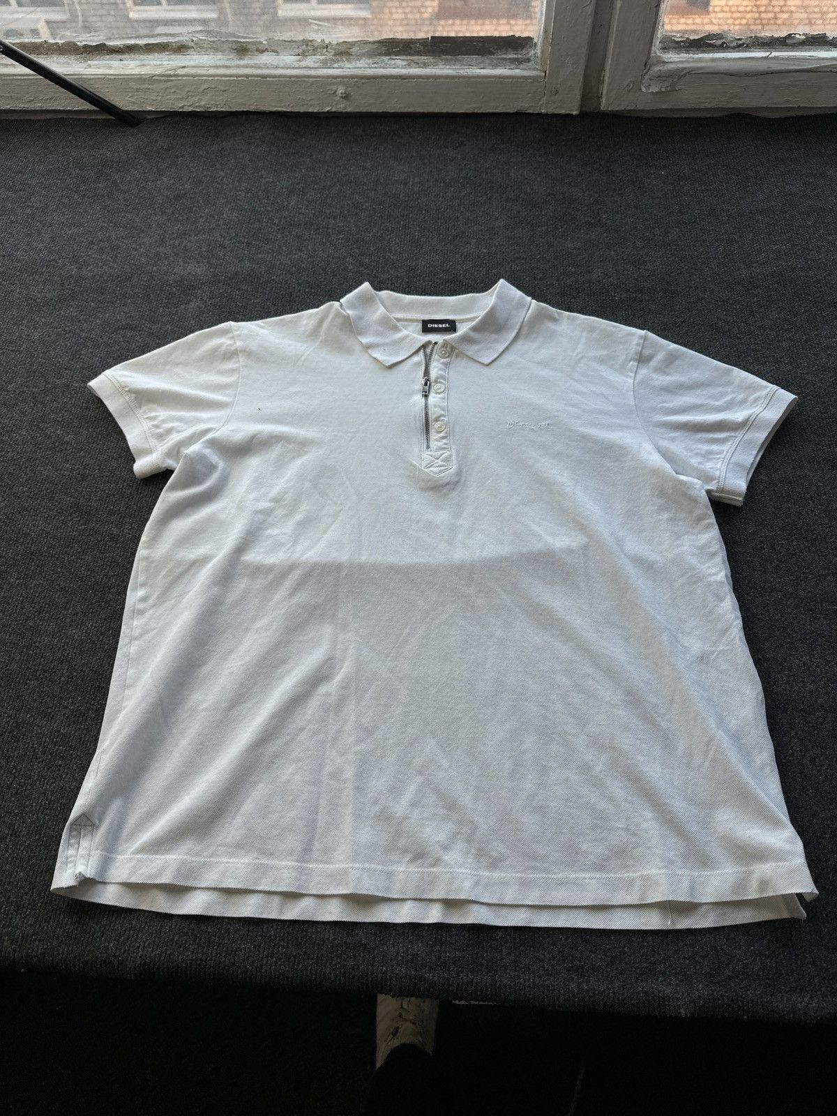 Diesel 🚨VNTG Diesel Avant-garde POLO Shirt 90s very rare Streetwear Size US XL / EU 56 / 4 - 2 Thumbnail