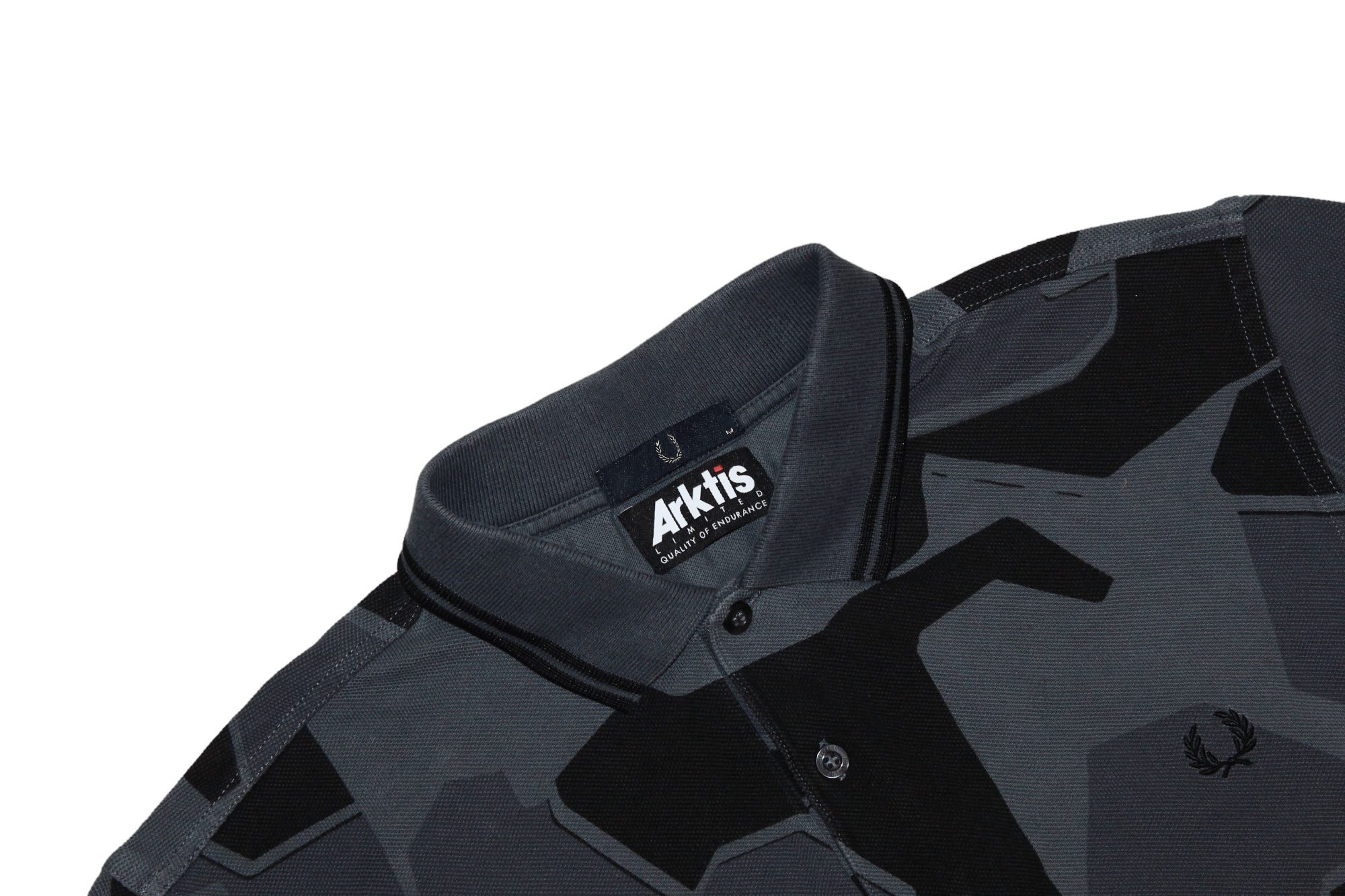 Fred Perry Fred Perry Arktis Airforce Camo Pique Polo Shirt Size US M / EU 48-50 / 2 - 3 Thumbnail