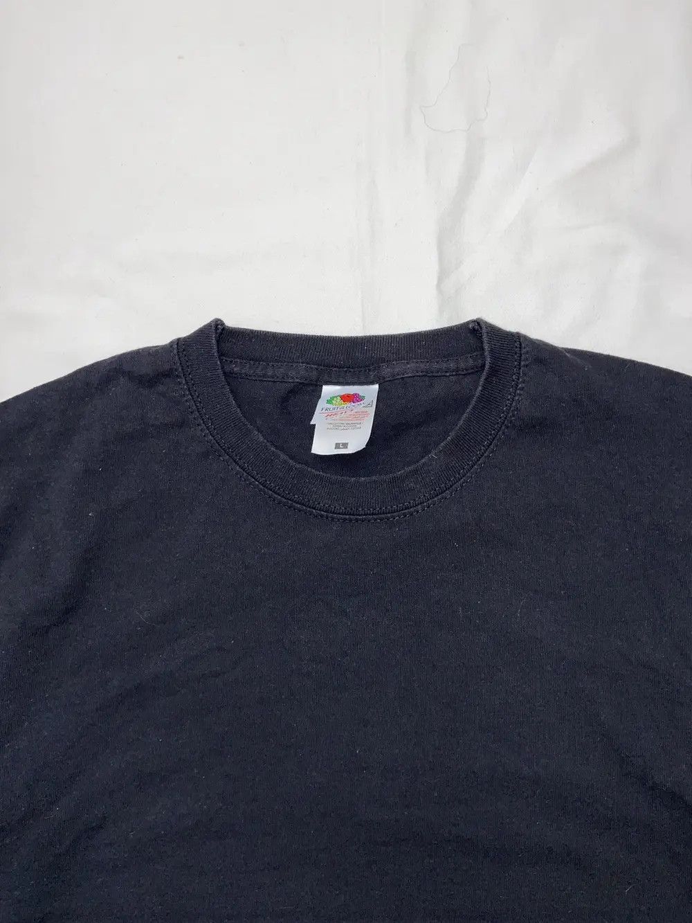 Fruit Of The Loom VANTAGE FRUIT OF THE LOOM HEAVY TEE T SHIRT Y2K ESSENTIALS Size US L / EU 52-54 / 3 - 9 Thumbnail