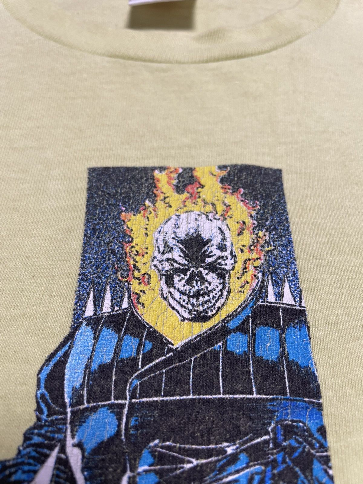Supreme Supreme x Marvel Ghost Rider Neon T-Shirt Size US M / EU 48-50 / 2 - 11 Thumbnail