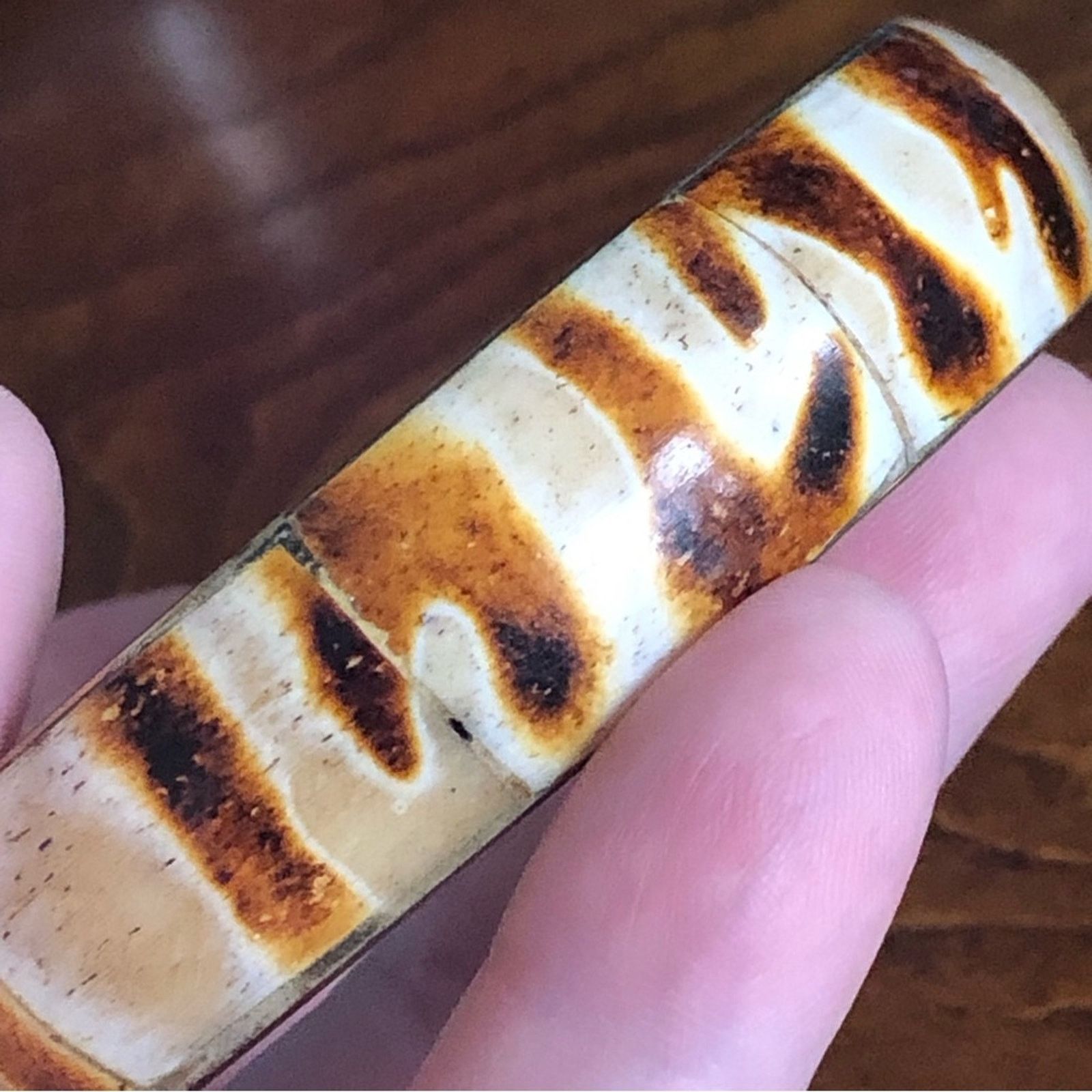 Vintage Vintage solid brass rare nautilus fossil bangle bracelet NWT Size ONE SIZE - 3 Thumbnail