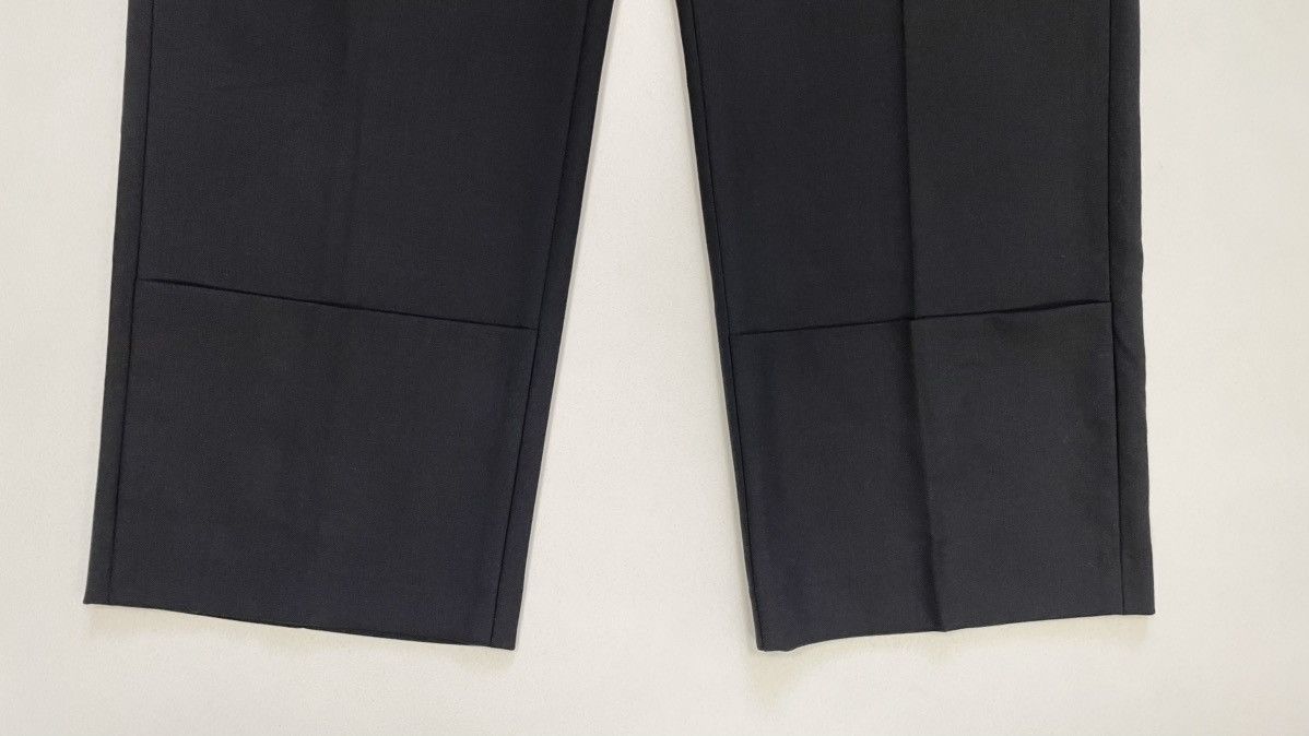Raf Simons S/S 19 Black Wool Pants With ‘Double Hem’ Size US 36 / EU 52 - 9 Thumbnail