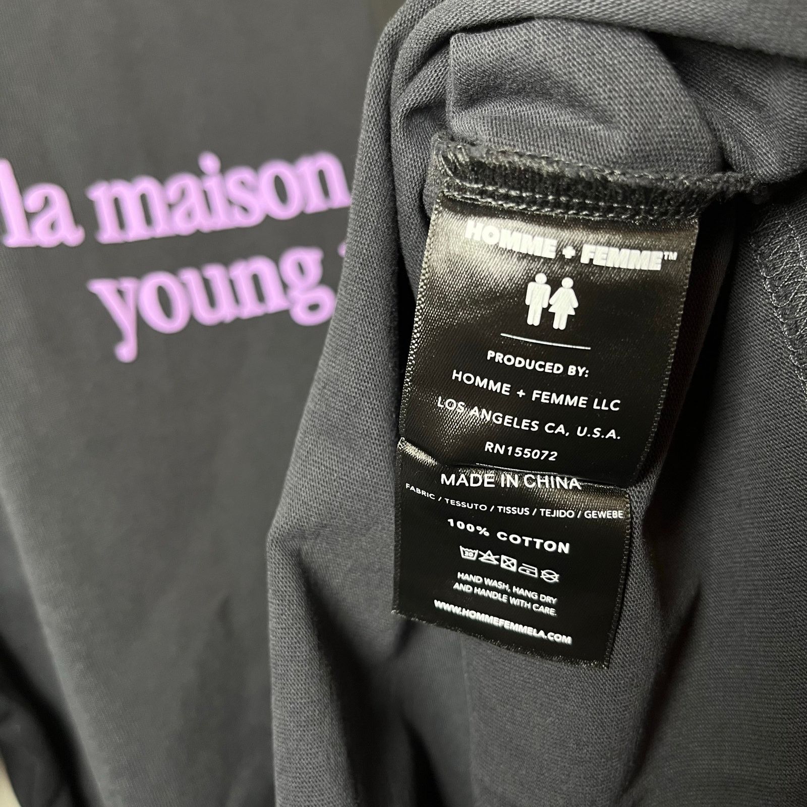 Homme + Femme La •NWT• Homme + Femme LA Purple Mansion Tee • Men’s XXL Size US XXL / EU 58 / 5 - 4 Thumbnail