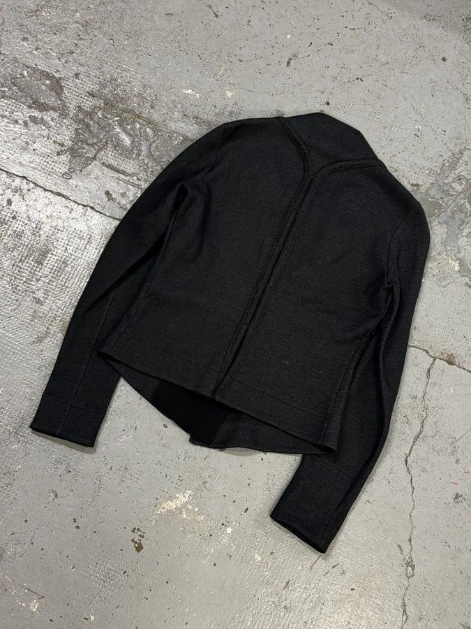 Marithe + Francois Girbaud Marithé & François Girbaud Grey & Black Officer Buttoned Jacket Size S / US 4 / IT 40 - 7 Thumbnail