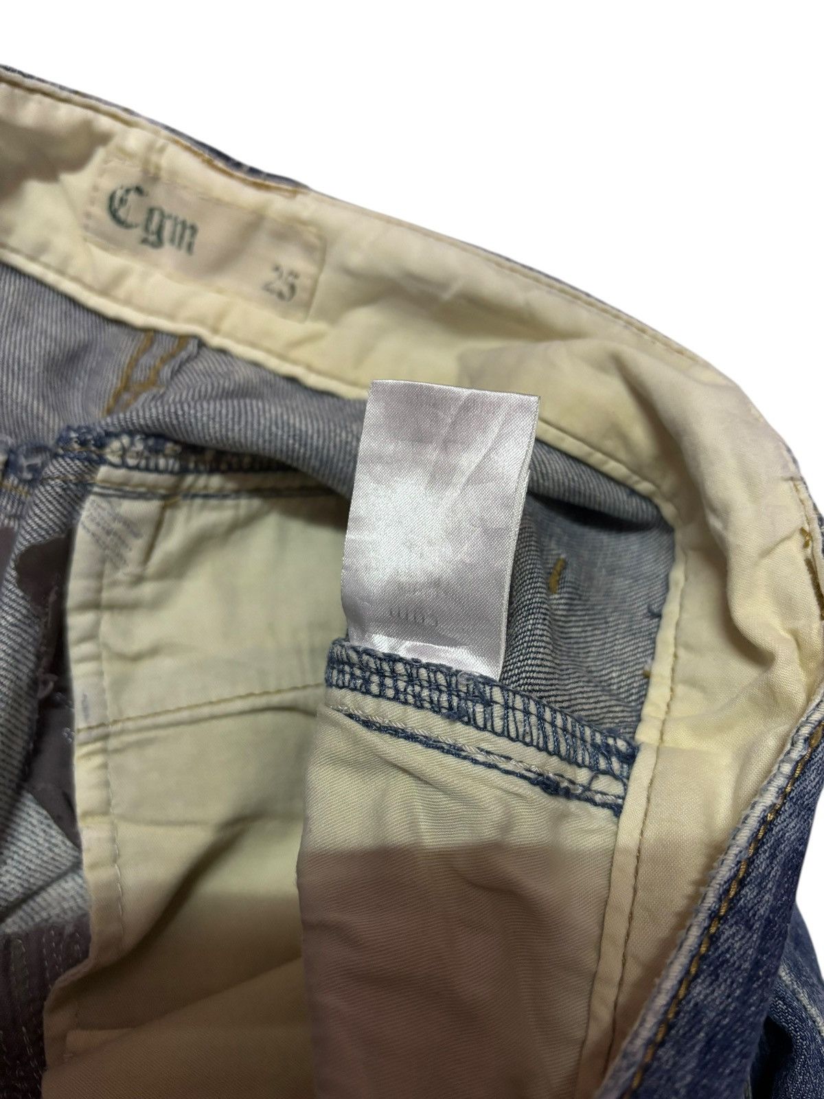Japanese Brand Vtg CGM Japan Grunge Bootcut Distressed Jeans Size US 28 / EU 44 - 10 Thumbnail