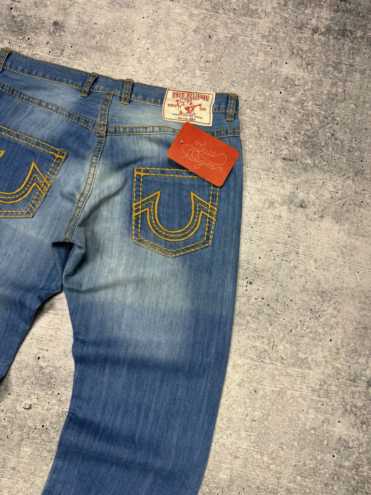 True Religion Vintage True Religion Y2K Knit Stonewashed Jeans Pants USA Size US 36 / EU 52 - 17 Thumbnail