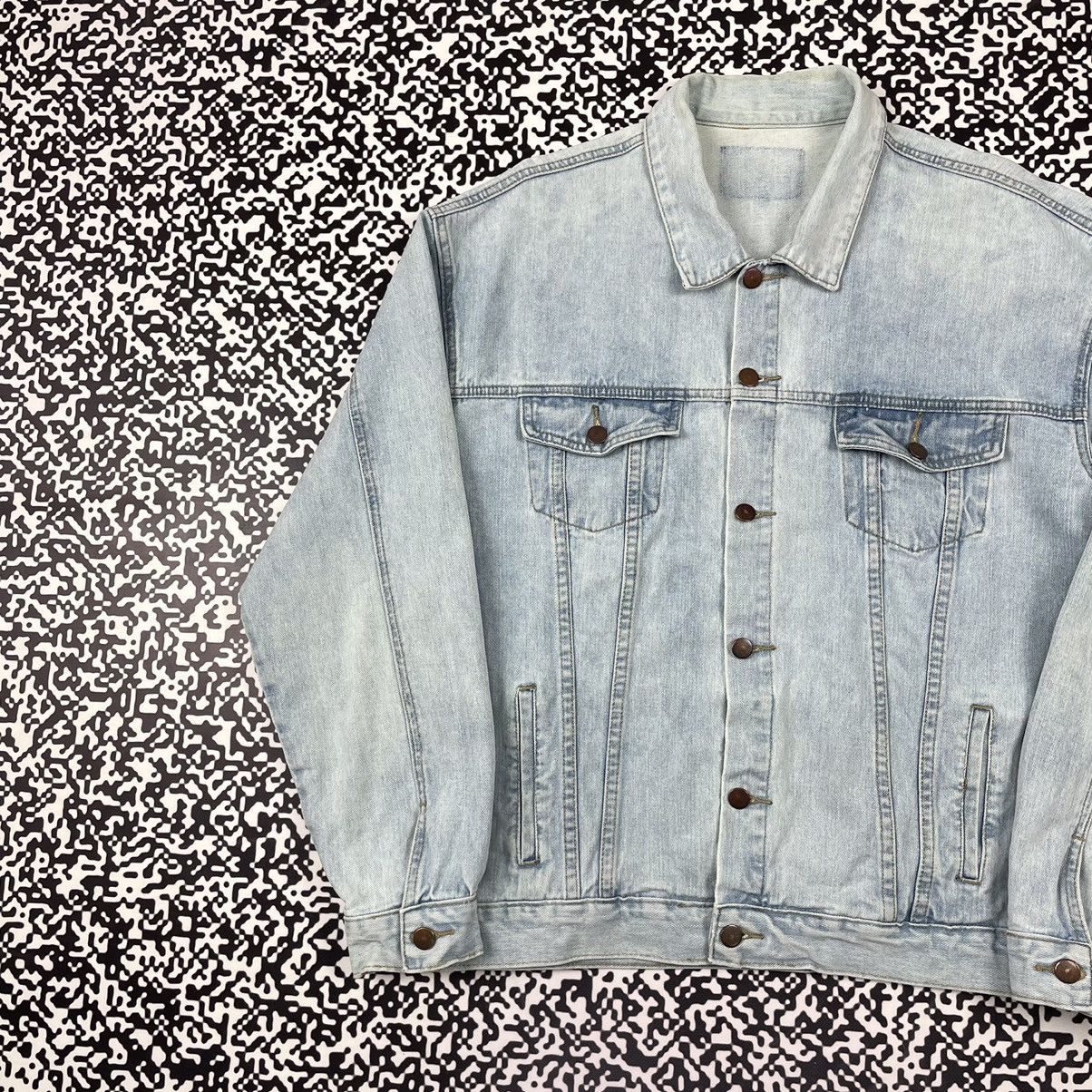 Japanese Brand × Vintage Vintage Y2K Japanese PABLO PABLO Rap Denim Jacket Kanye West Size US XL / EU 56 / 4 - 8 Thumbnail