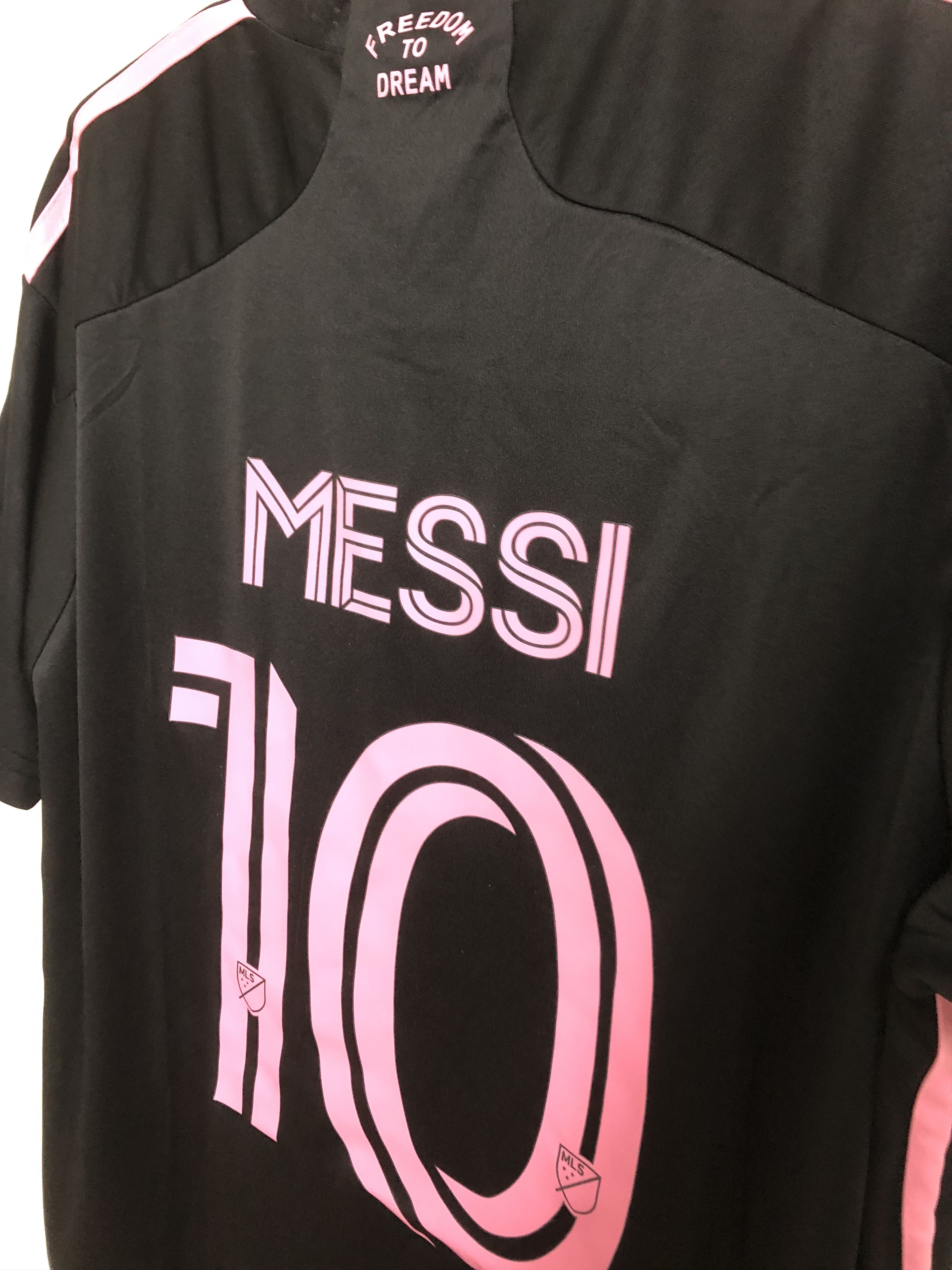 Vintage 2023 Messi Miami Int’l Away Soccer Jersey Size US L / EU 52-54 / 3 - 4 Thumbnail