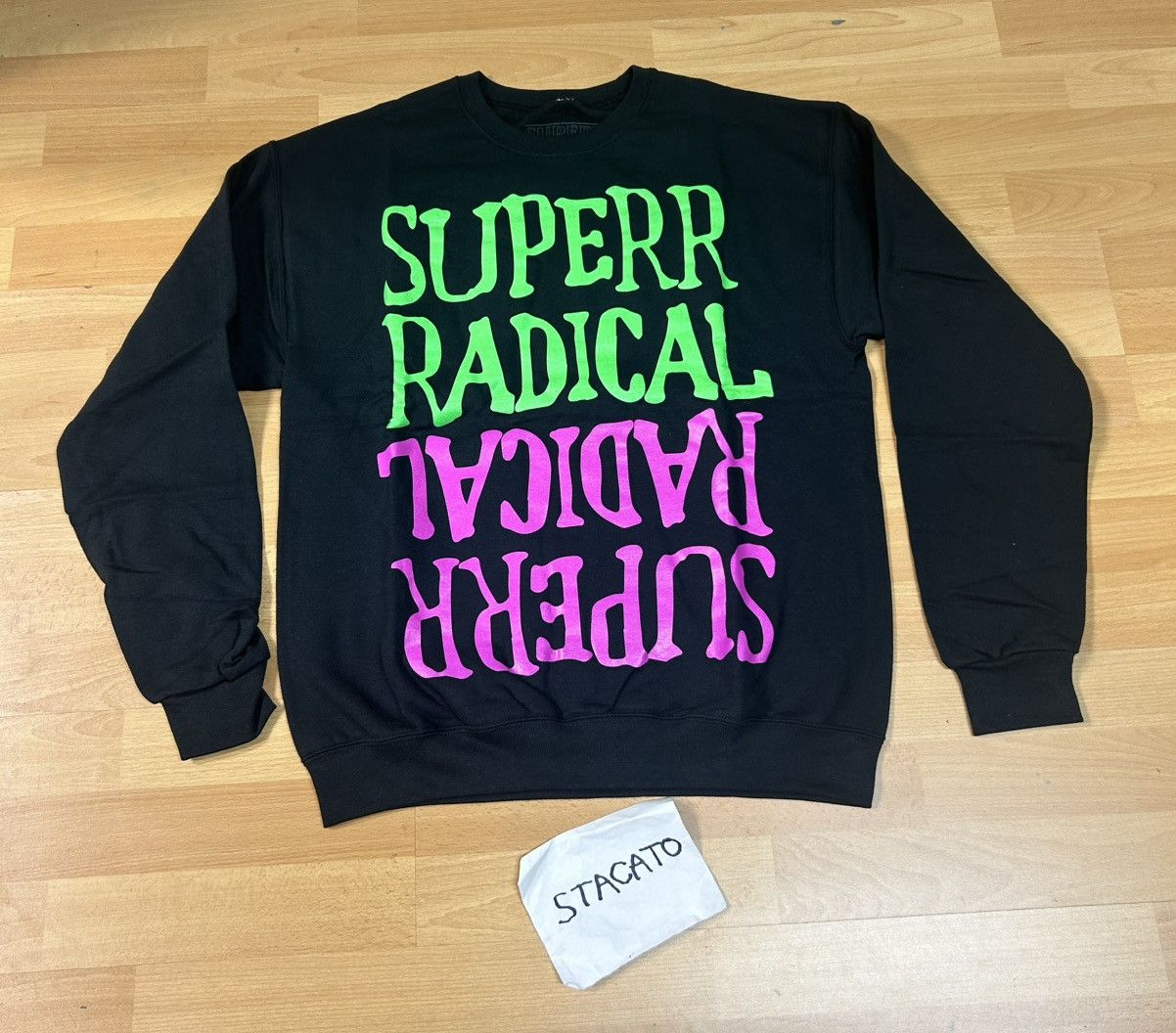Superrradical × Tyler Grosso Superrradical Tyler Grosso Crewneck Black Size US M / EU 48-50 / 2 - 1 Thumbnail