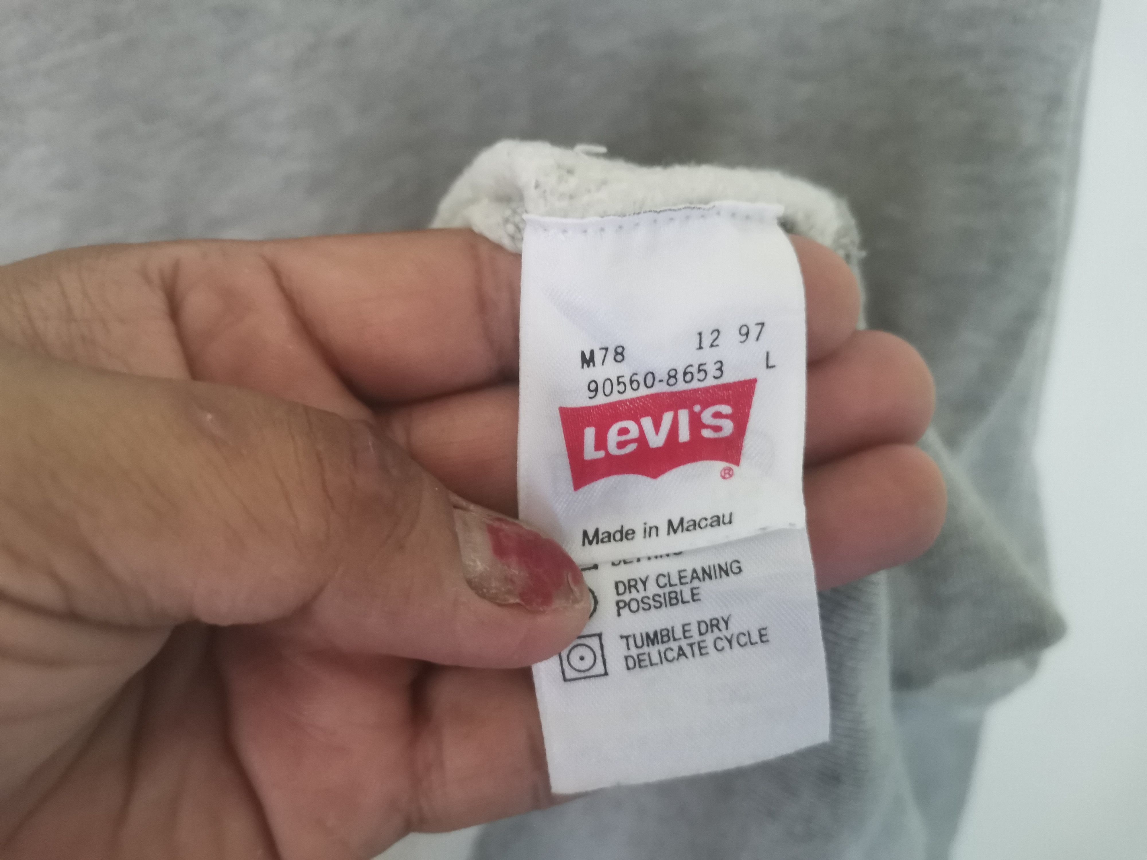 Levi's × Levi's Vintage Clothing Rare vintage Levi's sweatshirt grey colour Size US L / EU 52-54 / 3 - 5 Thumbnail