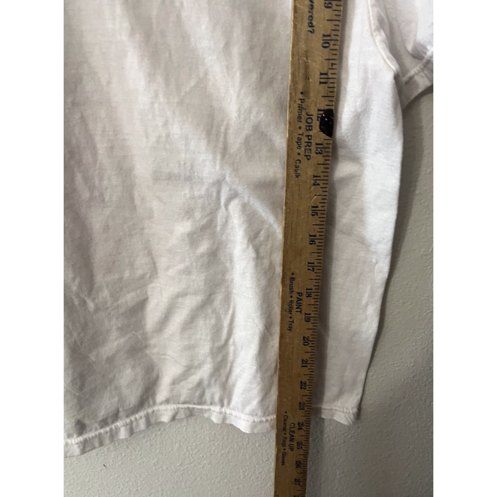True Religion TRUE RELIGION Men's T-Shirt Large White Short Sleeve Crew Neck Solid Size US L / EU 52-54 / 3 - 4 Thumbnail