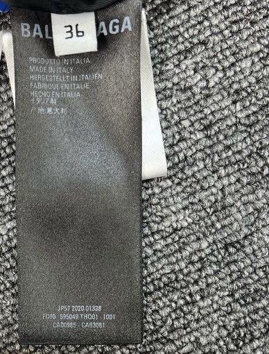 Balenciaga Balenciaga black and white bullet screen full logo teddy ja Size US XS / EU 42 / 0 - 7 Thumbnail