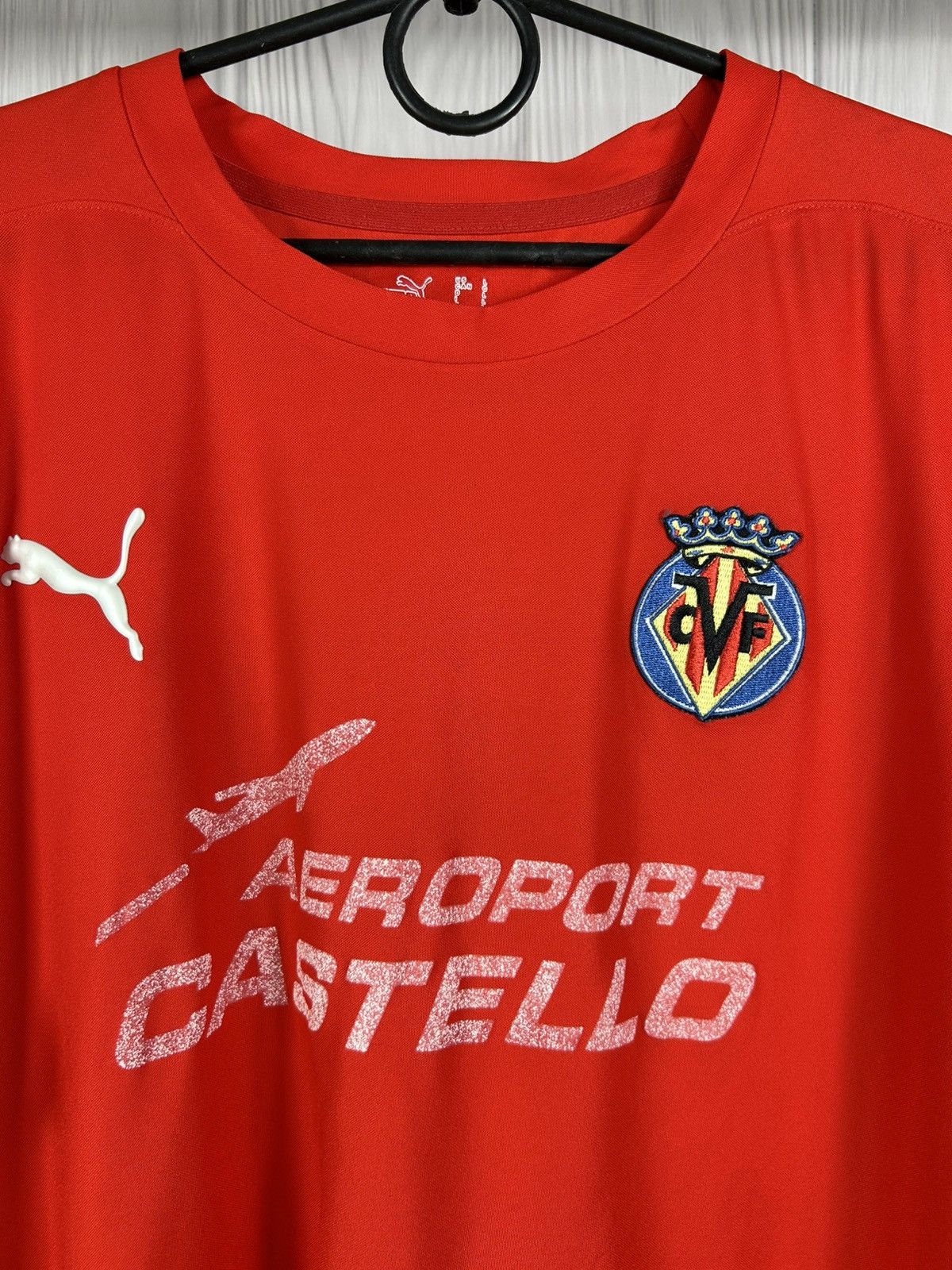 Puma Villarreal Training/Leisure football shirt 2008/09 Jersey L Size US L / EU 52-54 / 3 - 4 Thumbnail