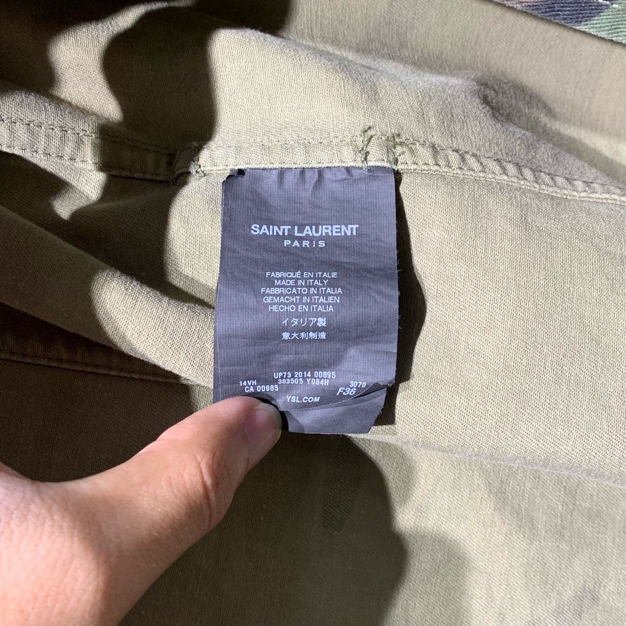 Saint Laurent Paris Saint laurent size 36 Camouflage overalls jacket 2501-Nexta Size XL / US 12-14 / IT 48-50 - 7 Thumbnail