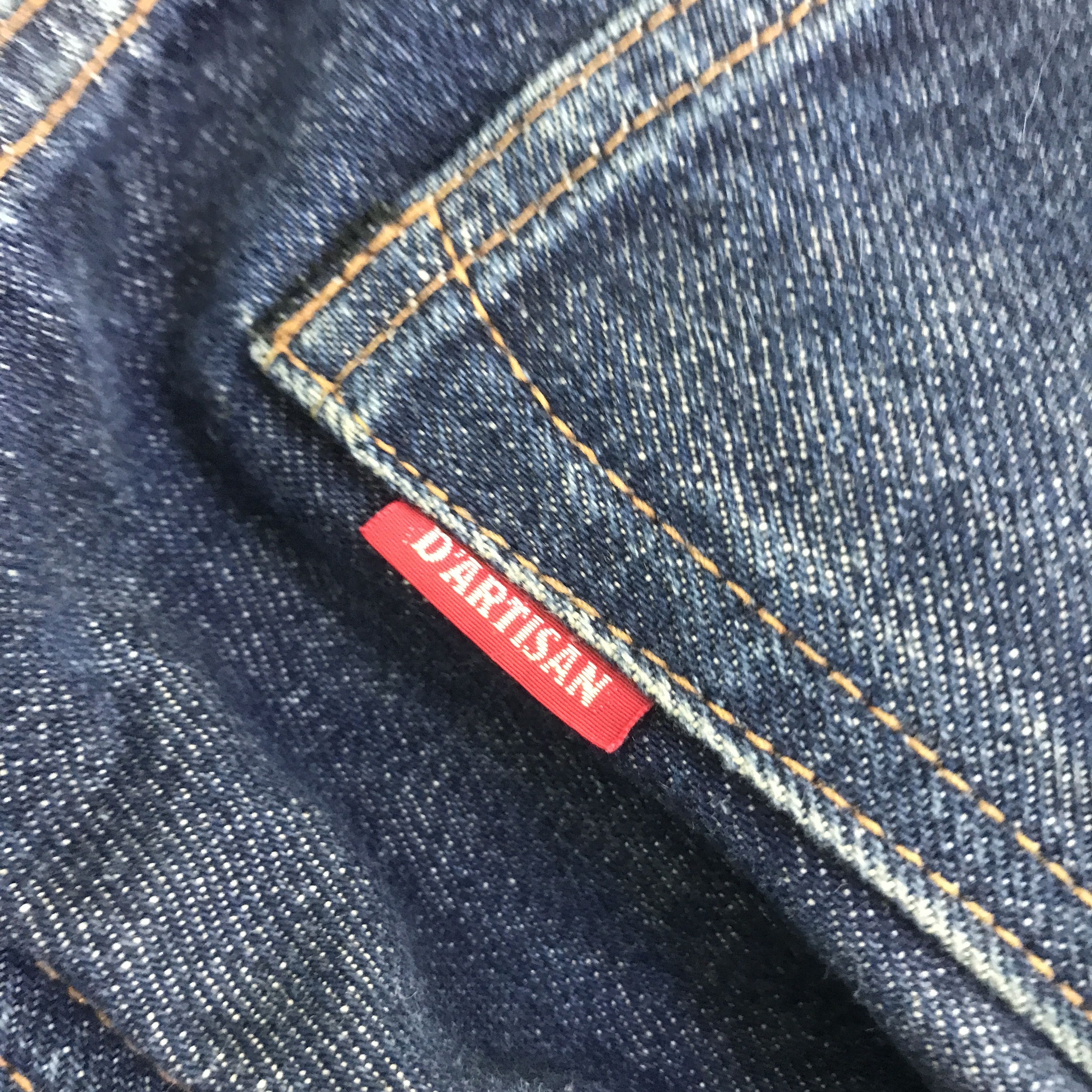 Studio D'Artisan STUDIO D'ARTISAN BLUE DENIM RED LINE DENIM PANTS K130B4 Size US 33 - 13 Thumbnail
