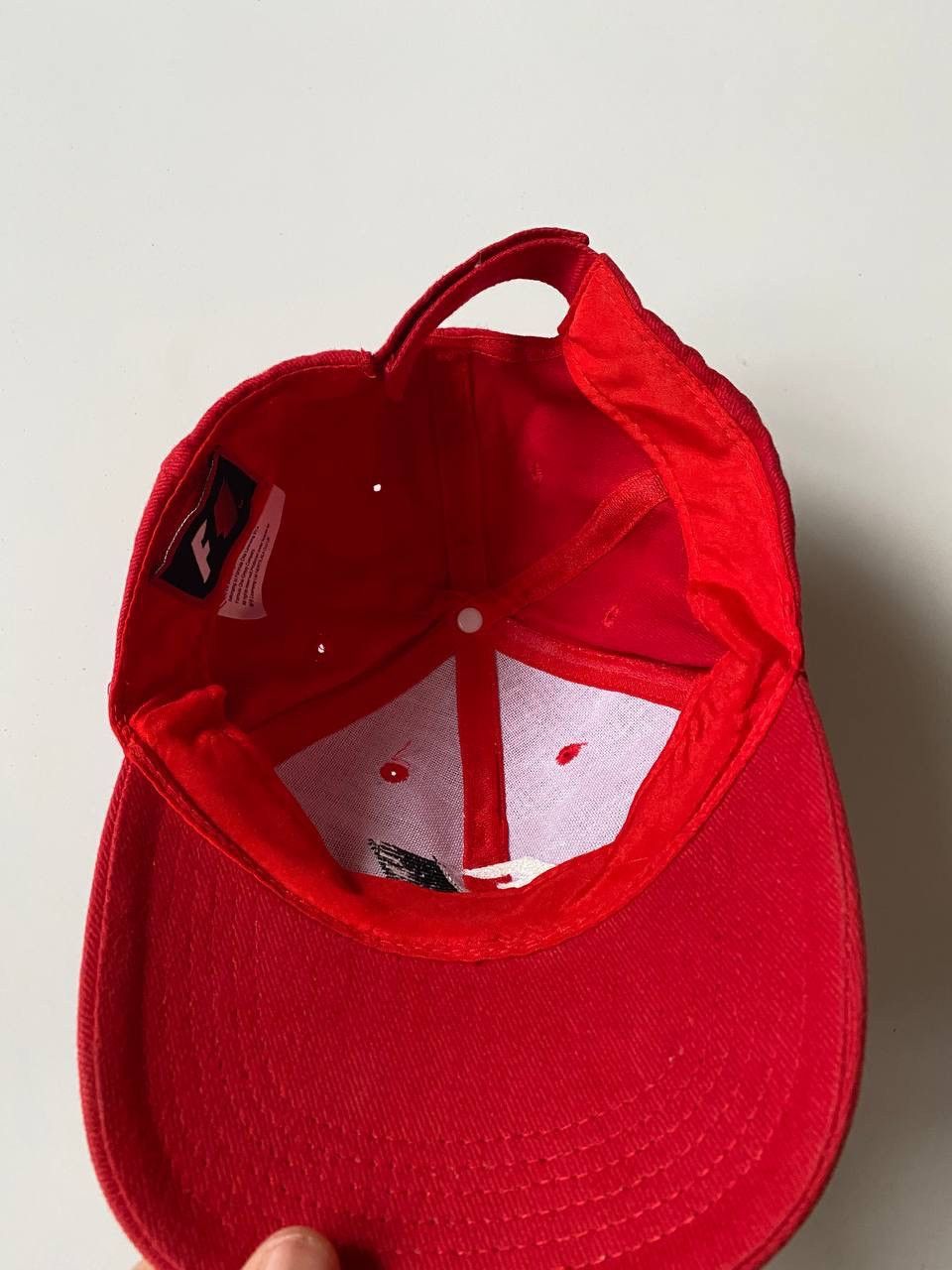 Formula 1 Vintage Formula 1 Red Cap Hat OS Size ONE SIZE - 6 Thumbnail