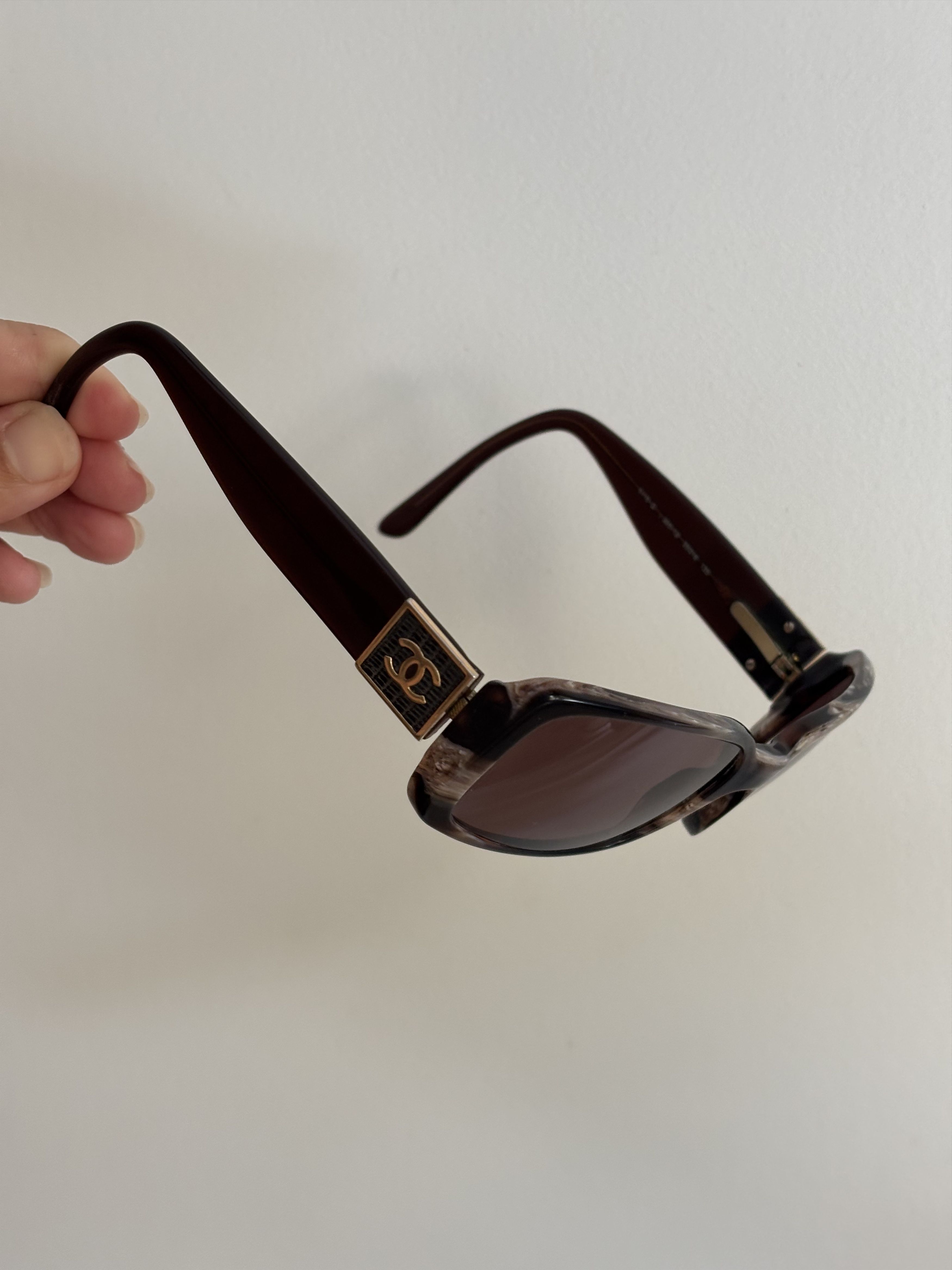 Chanel CHANEL Sunglasses 5115 Rimless Rhinestone 4017 Shields Size ONE SIZE - 5 Thumbnail