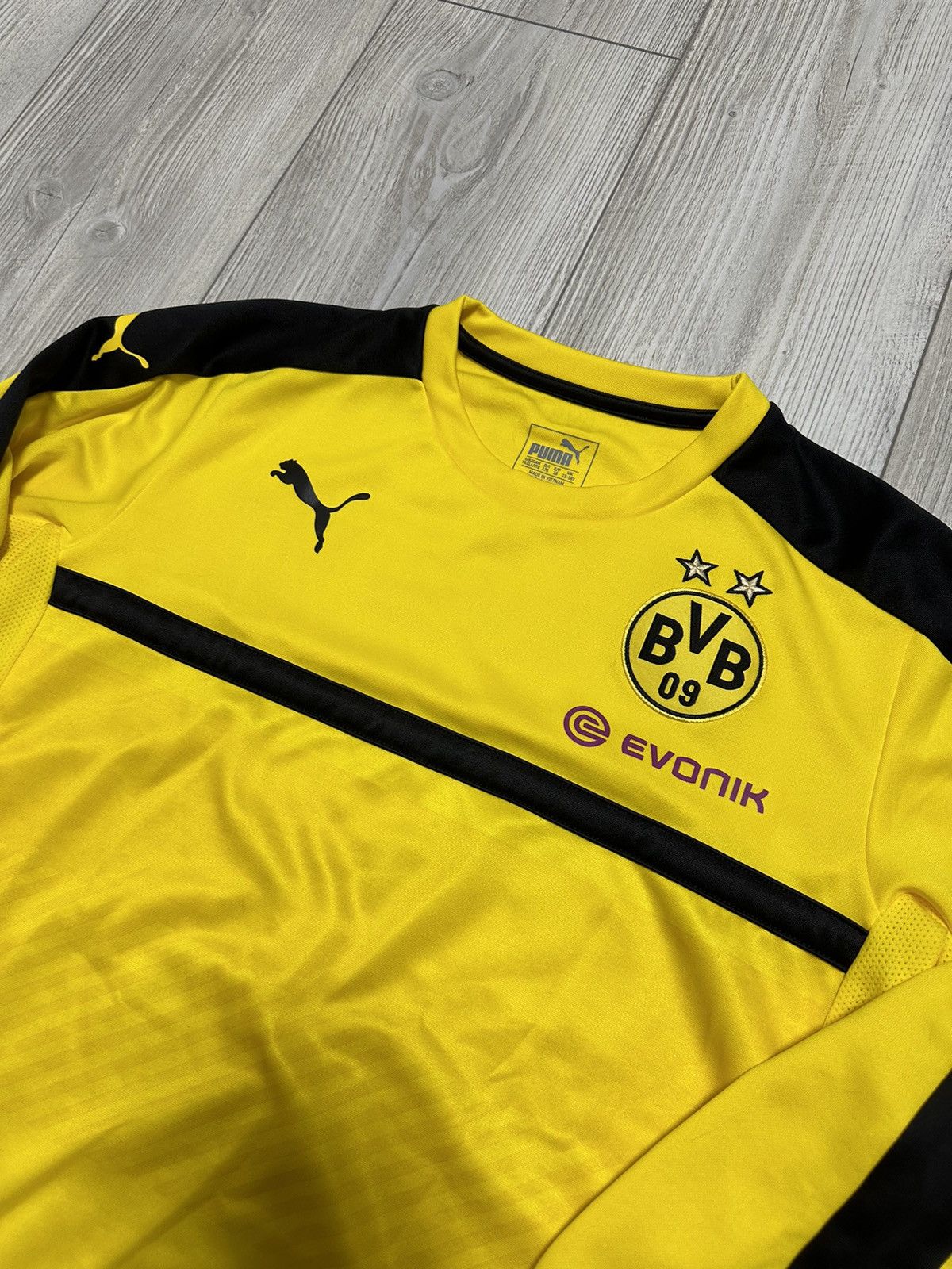 Puma 2014 2015 Borussia Dortmund Training Soccer Sweatshirt Top Size US S / EU 44-46 / 1 - 2 Thumbnail