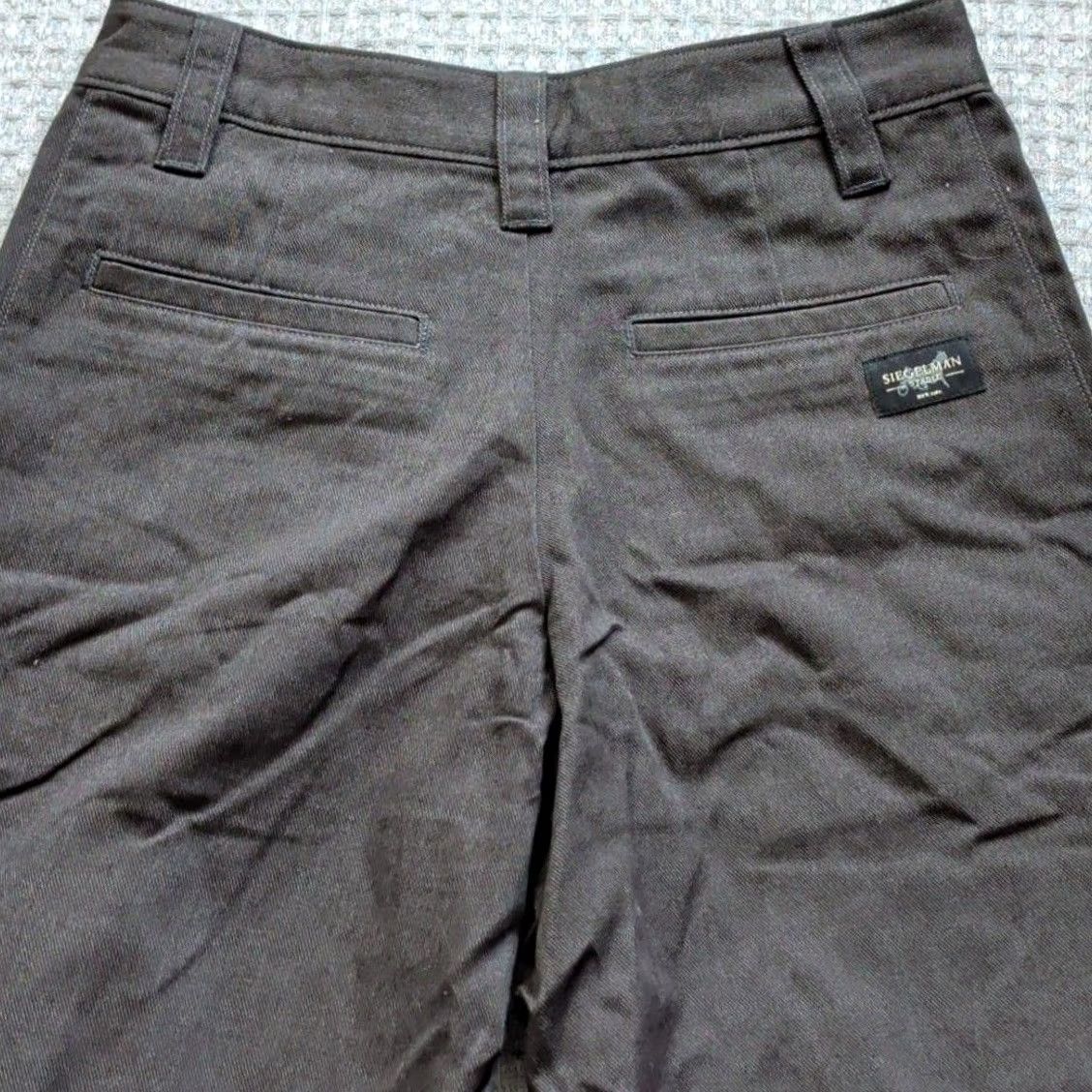 Siegelman Stable Pants Mens 30x29 Brown Canvas Chino Relaxed Fit Workwear Casual, Men's — image 4 of 6