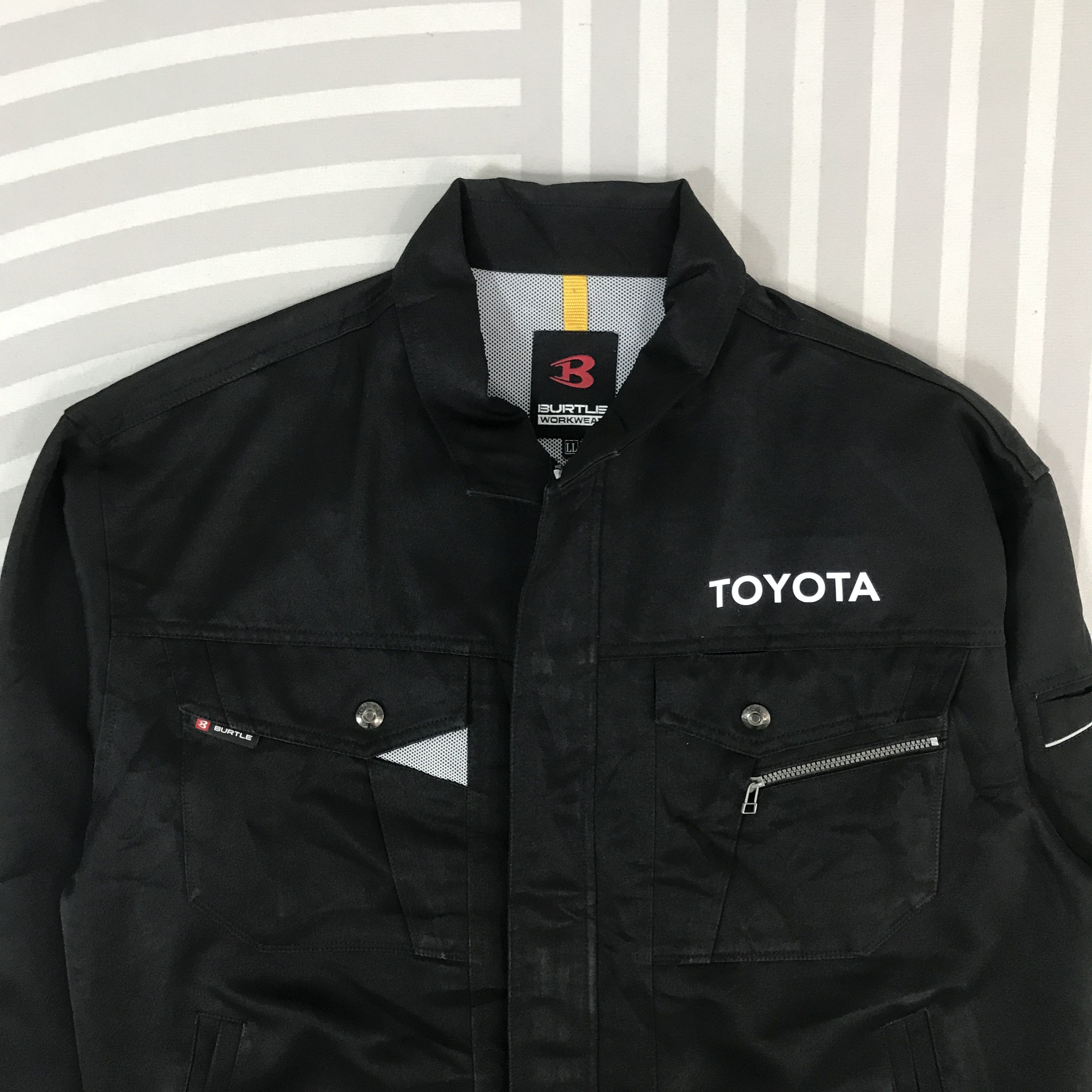 Japanese Brand × Sports Specialties Vtg Toyota Racing Black uniform japan custom workers Jacket Size US L / EU 52-54 / 3 - 3 Thumbnail