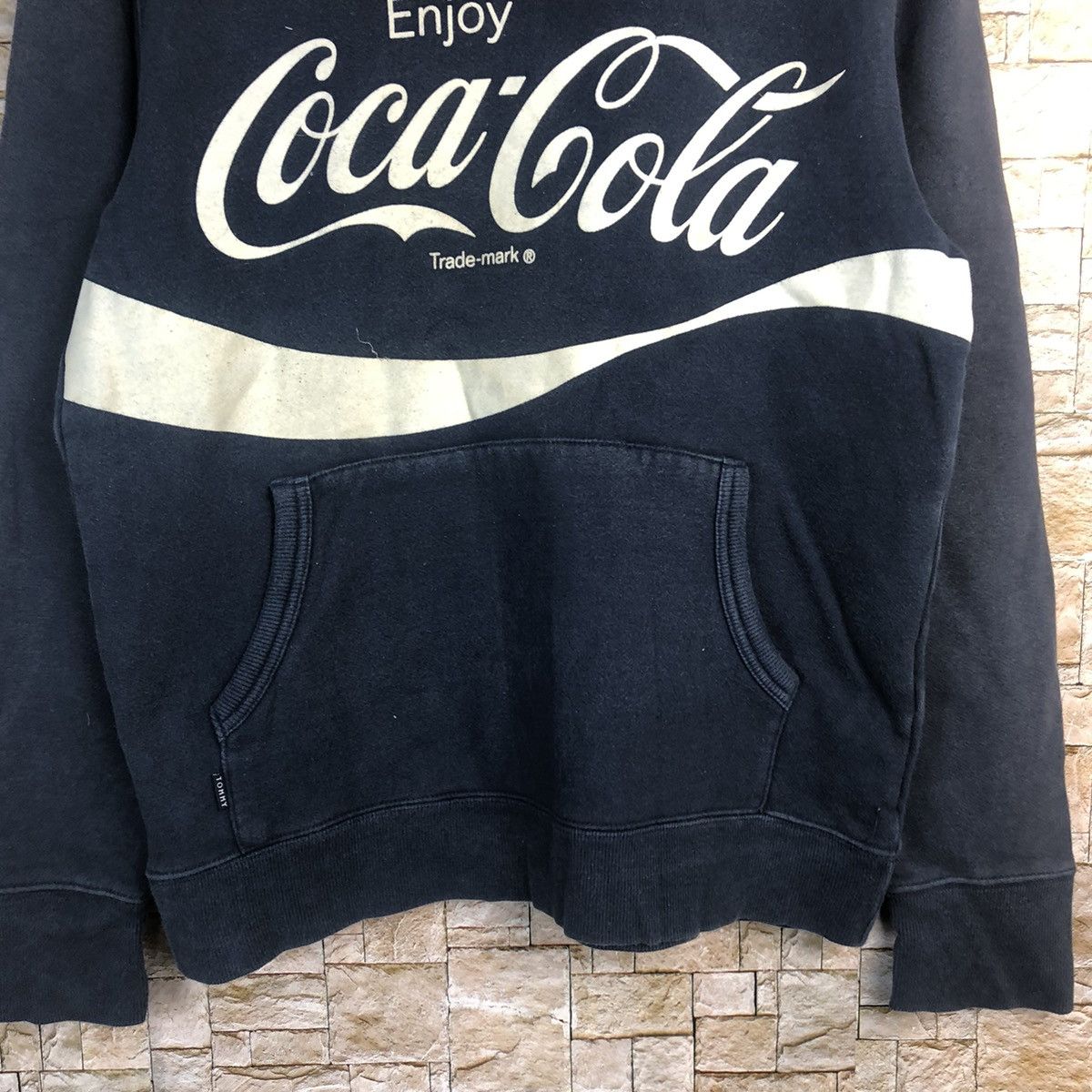 Coca Cola Tommy Hilfiger X Coca Cola Dark Blue Hoodie #A186 Size US M / EU 48-50 / 2 - 6 Thumbnail