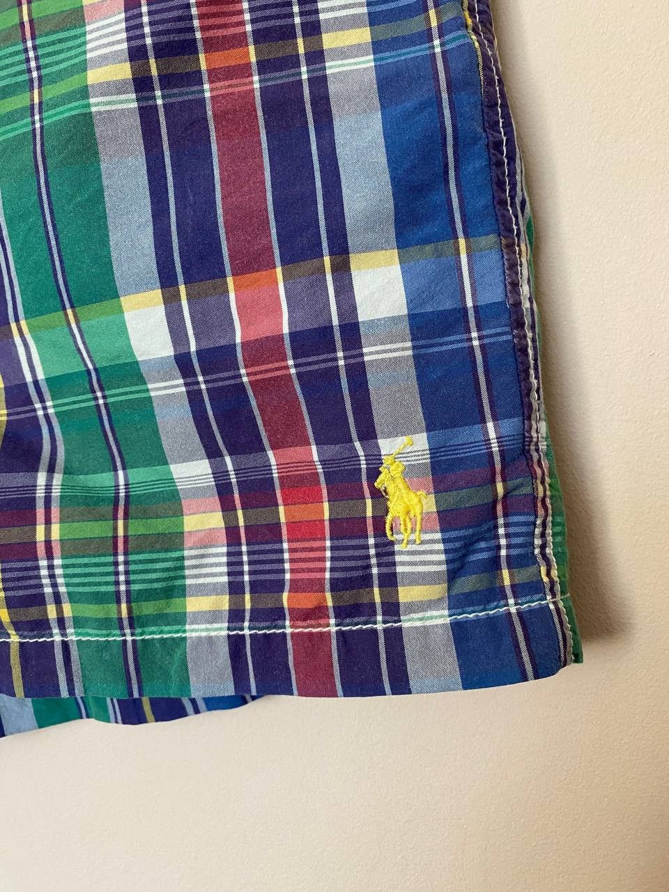 Polo Ralph Lauren × Vintage 🏄‍♂️Vintage Polo Ralph Lauren big logo Shorts Swimwear Surf Y2K Size US 34 / EU 50 - 2 Thumbnail