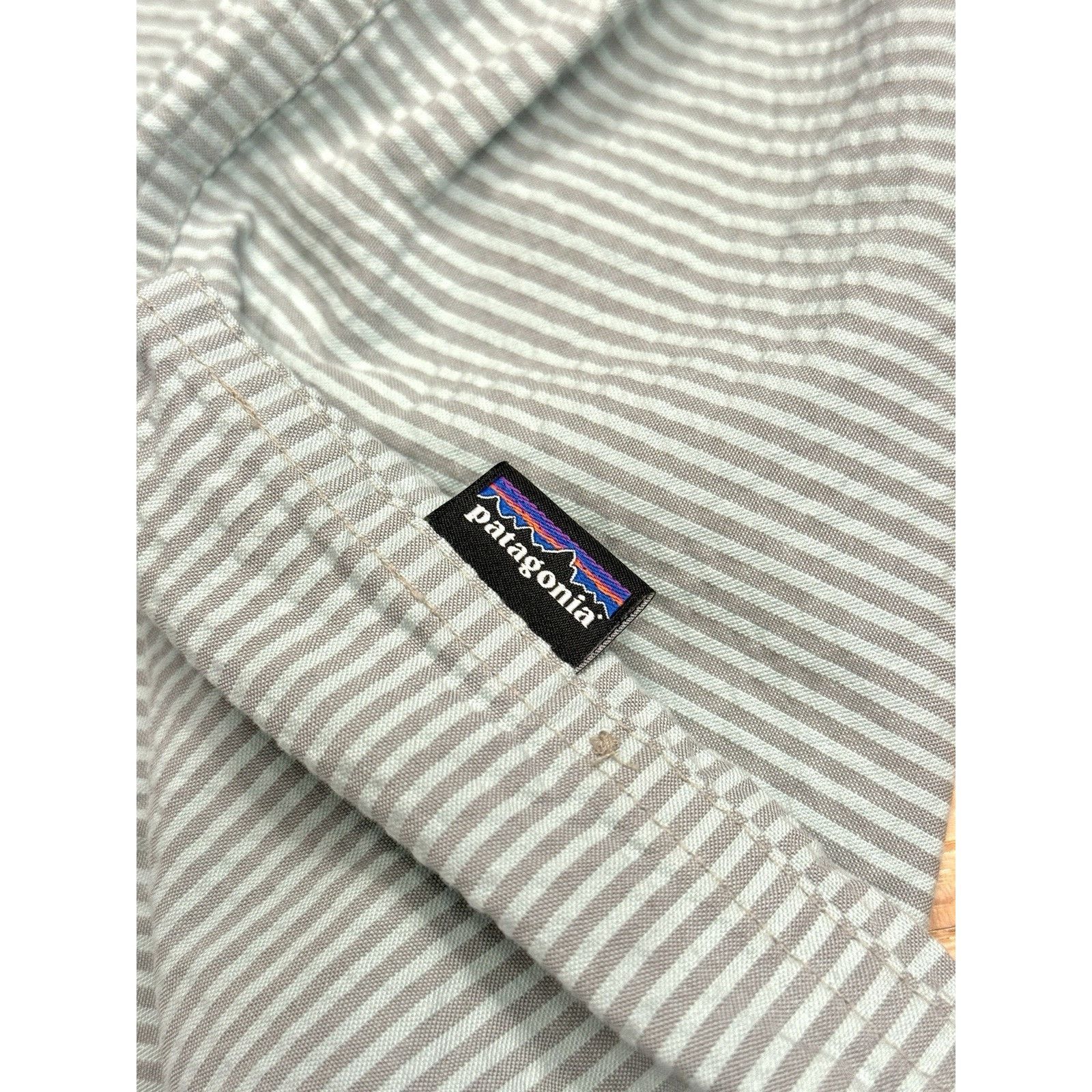 Patagonia Patagonia Organic Cotton Seersucker Pullover Shirt 2XL Size US XXL / EU 58 / 5 - 4 Thumbnail