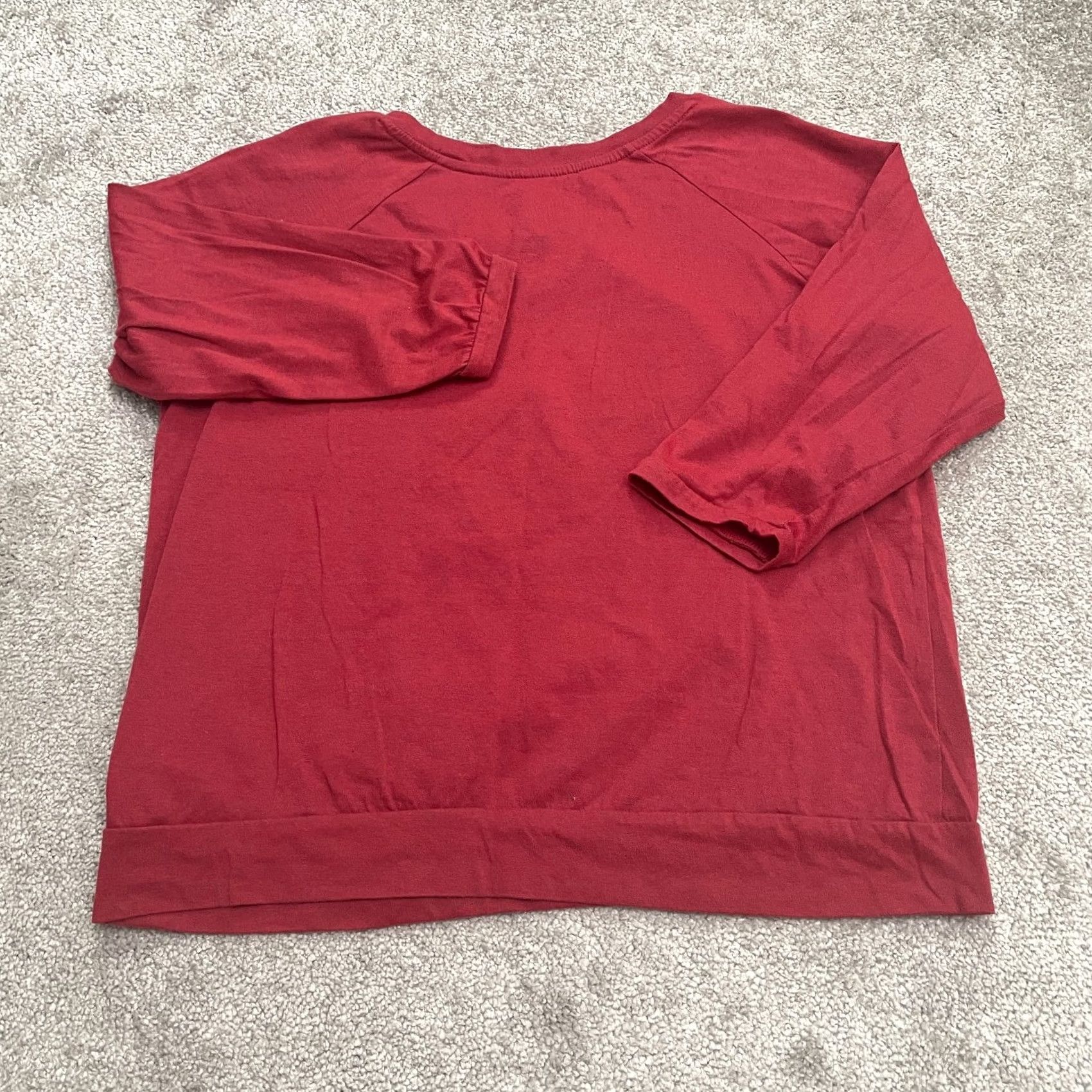 Disney Disney Mickey Minnie Mouse Graphic T-Shirt Womens XXL Red Round Neck Casual Tee Size XXL / US 16-18 / IT 52-54 - 2 Thumbnail