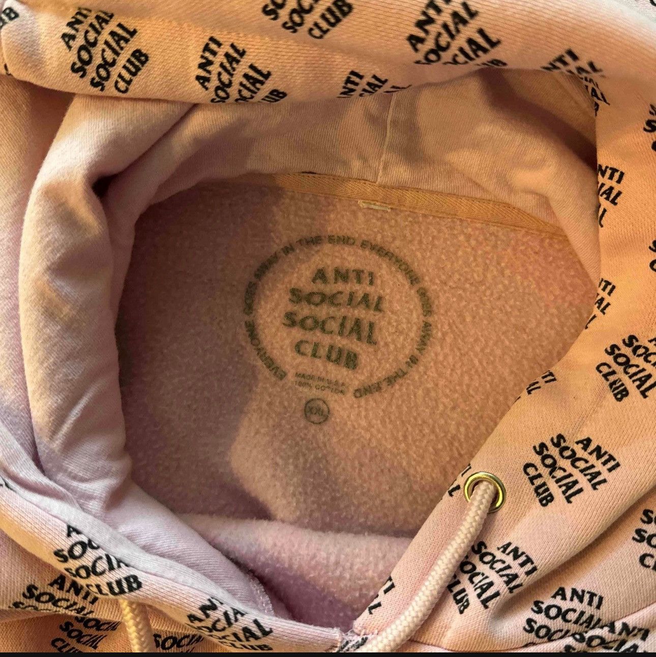 Anti Social Social Club Anti Social Social Club All Over You Hoddie 'Pink Size US XXL / EU 58 / 5 - 7 Thumbnail