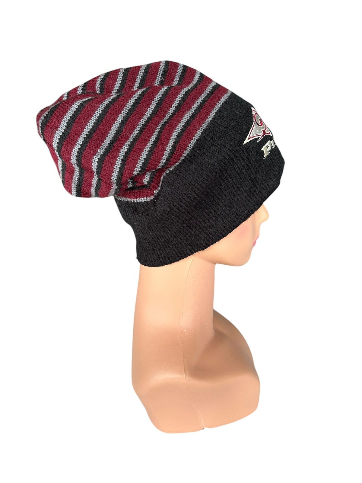 Japanese Brand × Kapital × Vintage Stripe Vintage Piko Beanie Hats Size ONE SIZE - 2 Thumbnail