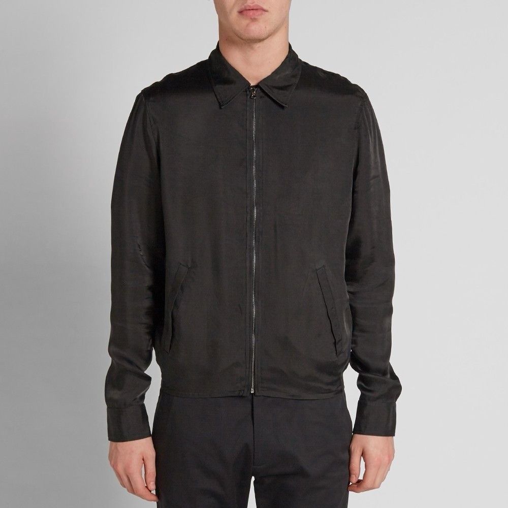 Acne Studios 48/M - Lightweight Zip Jacket - Silky Black Size US M / EU 48-50 / 2 - 5 Thumbnail