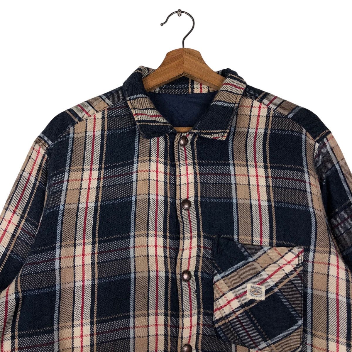 Flannel 🔥Vtg Flannel Jacket Tartan Design Gohemp Japan Issey Miyake Size US L / EU 52-54 / 3 - 3 Thumbnail