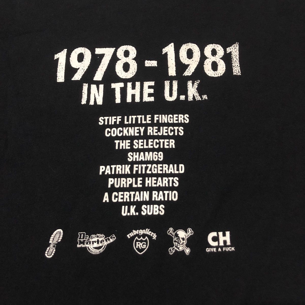 RUDE GALLERY Rude Gallery Stiff Little Fingers Rough Cut & Ready Dubbed Size US S / EU 44-46 / 1 - 4 Thumbnail