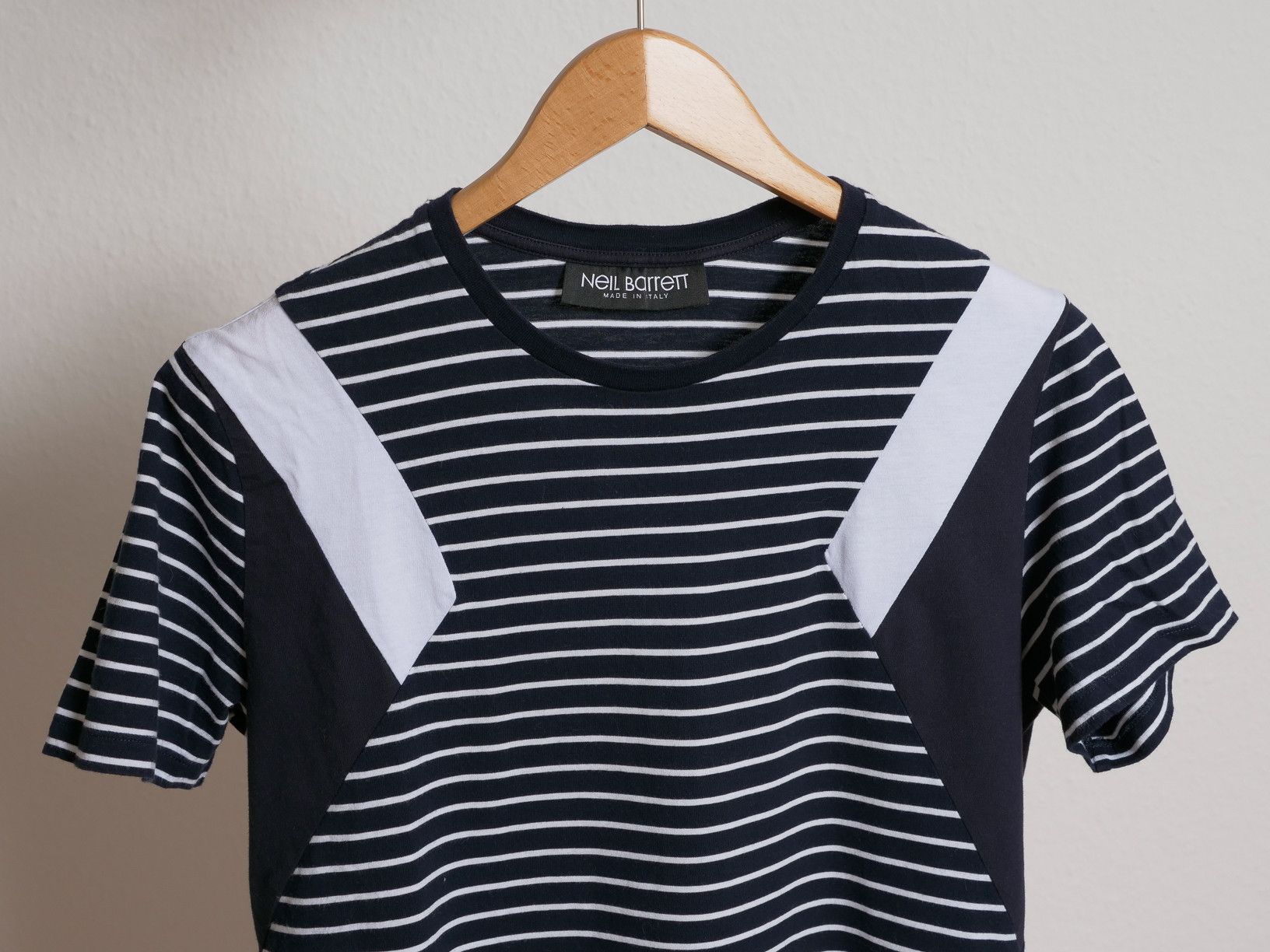 Neil Barrett Neil Barrett Modernist Tee Blue/White M Size US M / EU 48-50 / 2 - 2 Thumbnail