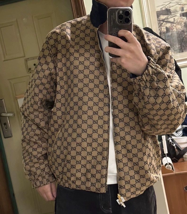 Gucci SS22 solid color double-sided wear full print letter -DMC