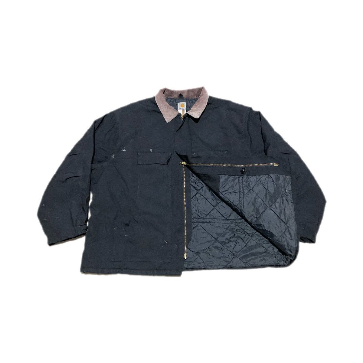 Carhartt 🔥Faded Vintage Carhartt Detroit Jacket Corduroy Collar Size US XL / EU 56 / 4 - 2 Thumbnail