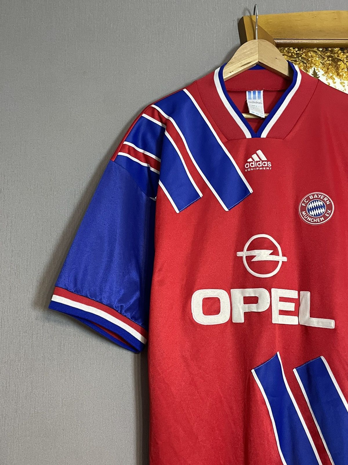 Adidas Vintage 1993 Bayern Munchen Home Kit Adidas Jersey Rare Size US XL / EU 56 / 4 - 4 Thumbnail