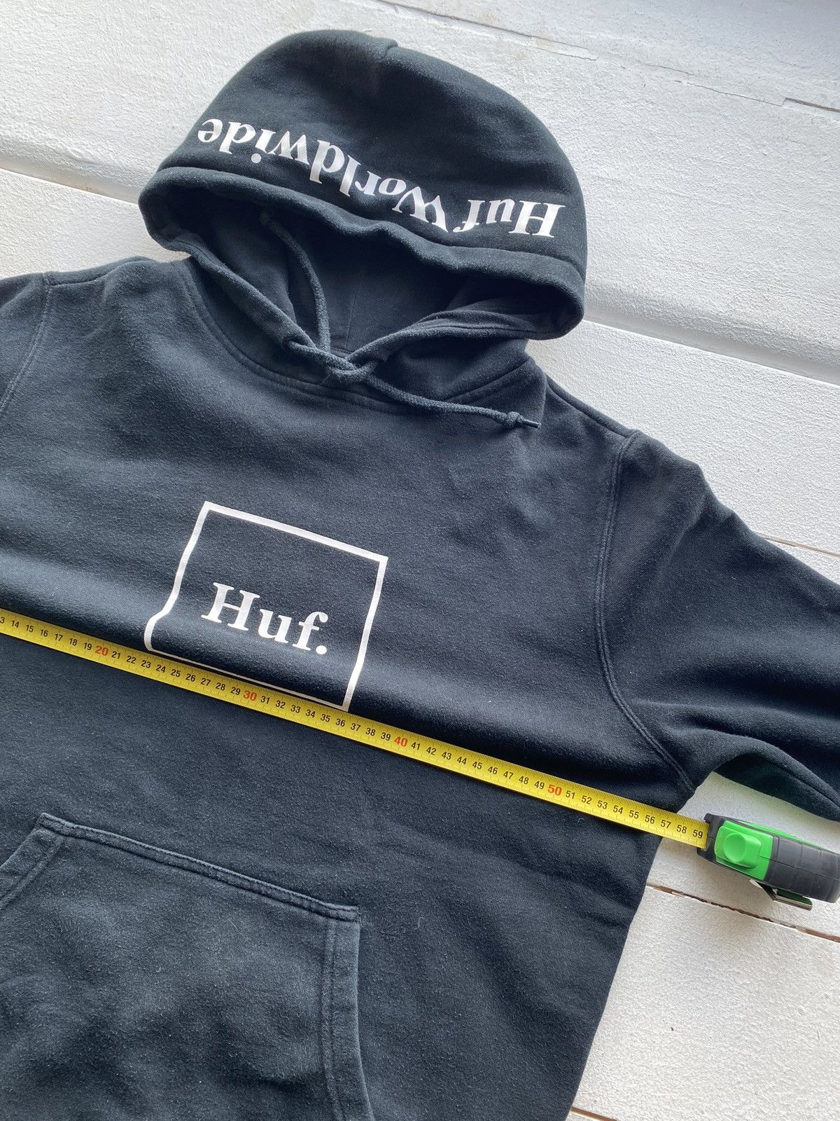 Huf × Vintage 🔥Hug Vntg Box Logo Faded Mens Skategang Hoodie Small Size US S / EU 44-46 / 1 - 12 Thumbnail