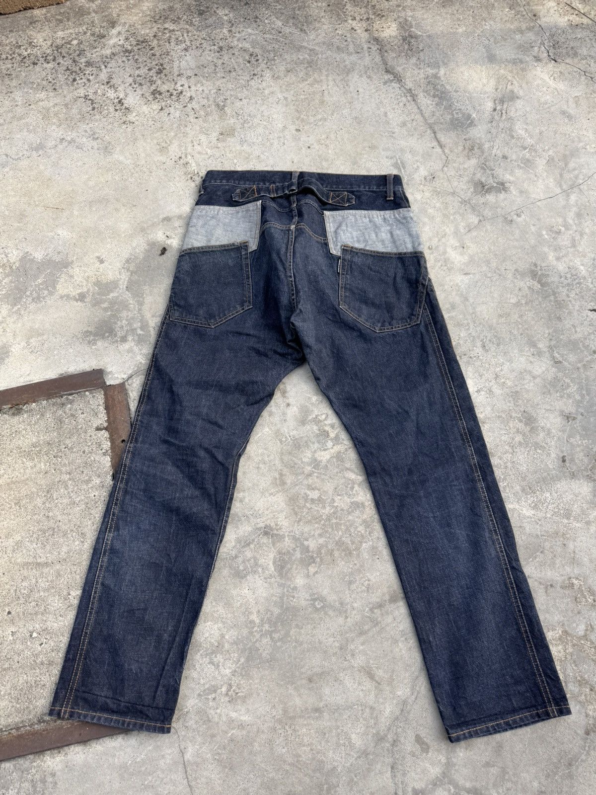 CABANE de ZUCCa Asymmetrical 11 button denim Size US 33 - 2 Thumbnail