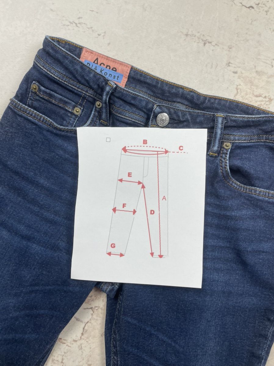 Acne Studios Acne Studios W30 L32 Climb Dark Blue Denim Jeans (Men’s) EGV Size 30" / US 8 / IT 44 - 4 Thumbnail